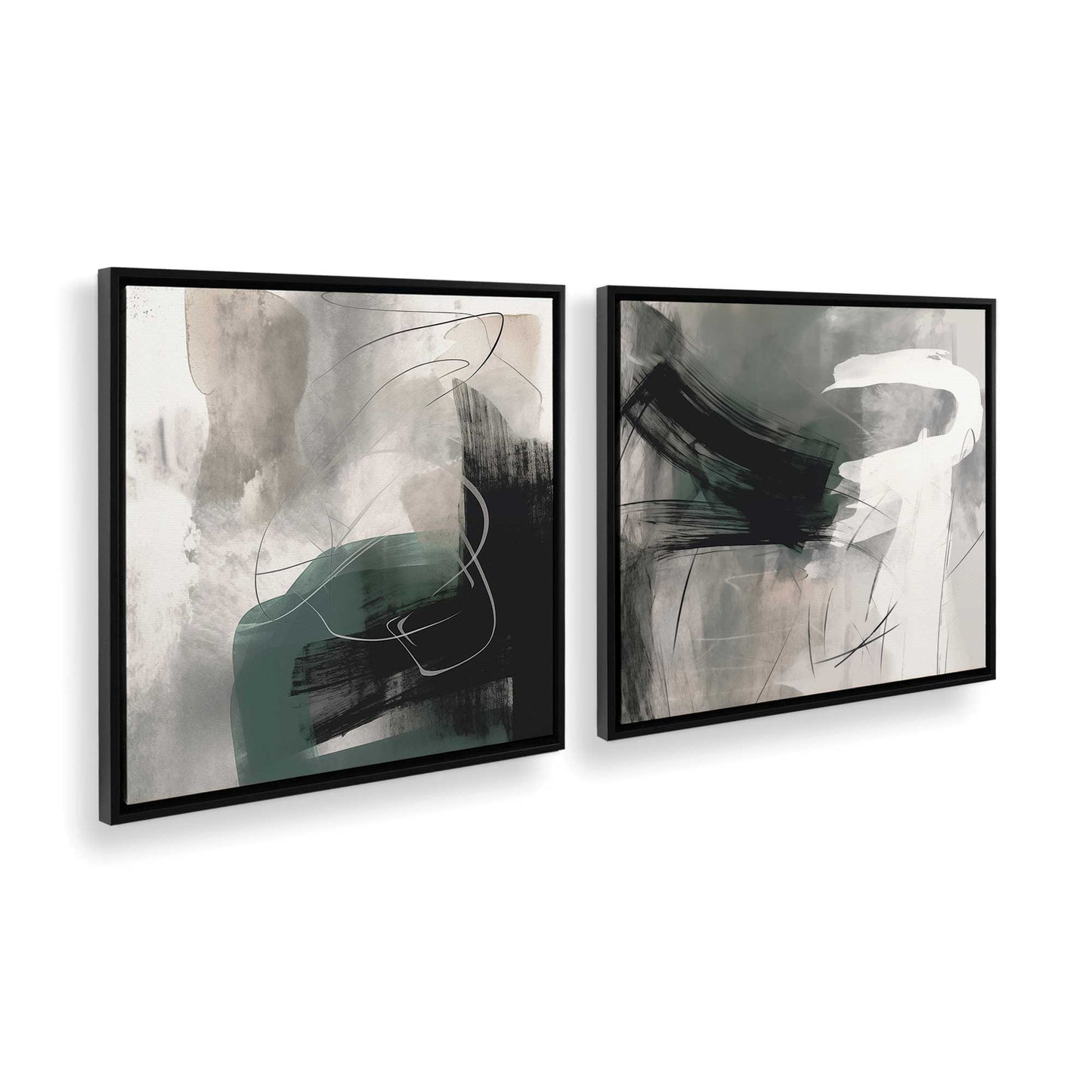 Misty Solace Enigma, Set of 2 Print on Canvas