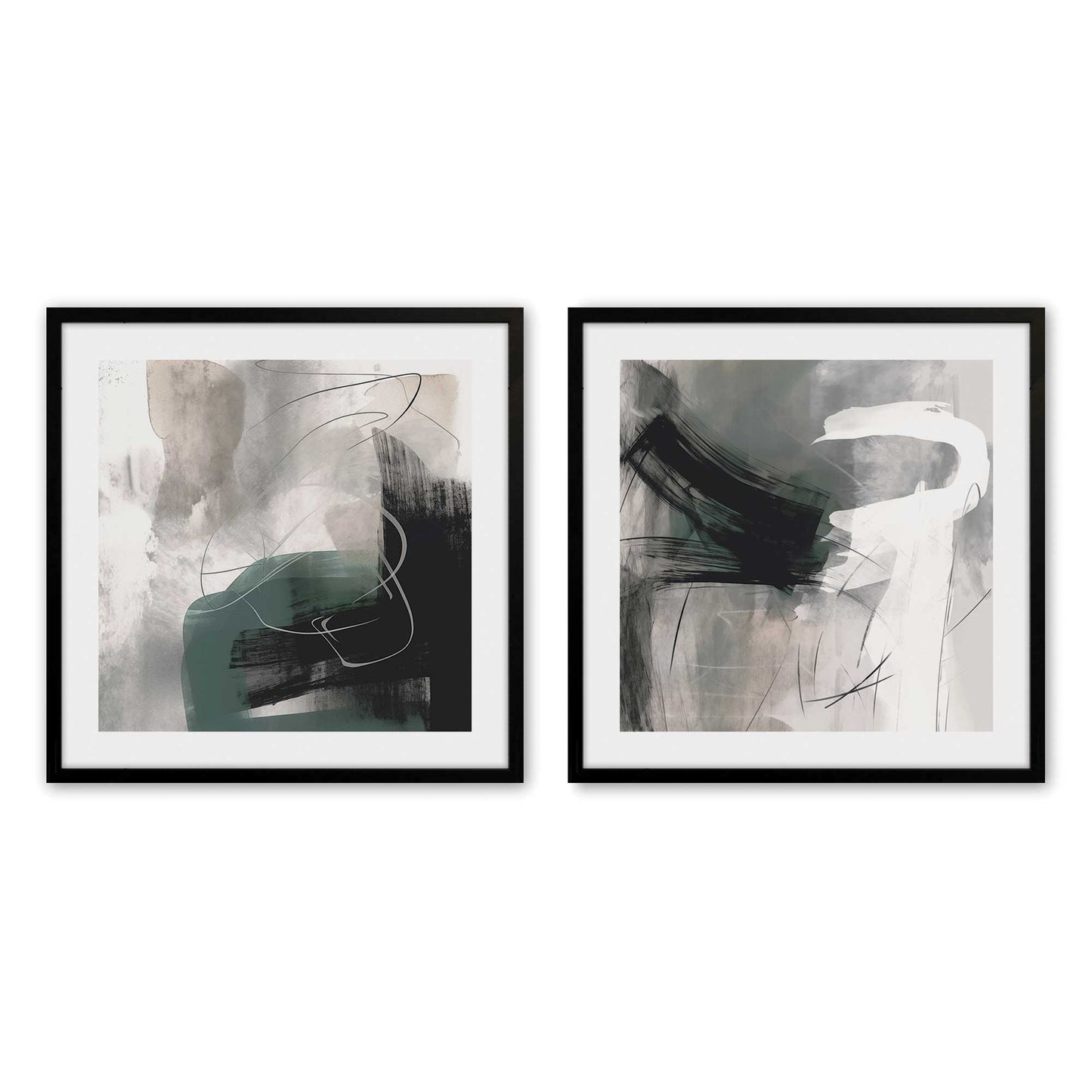 [Color:Satin Black], Picture of art in a Satin Black frame