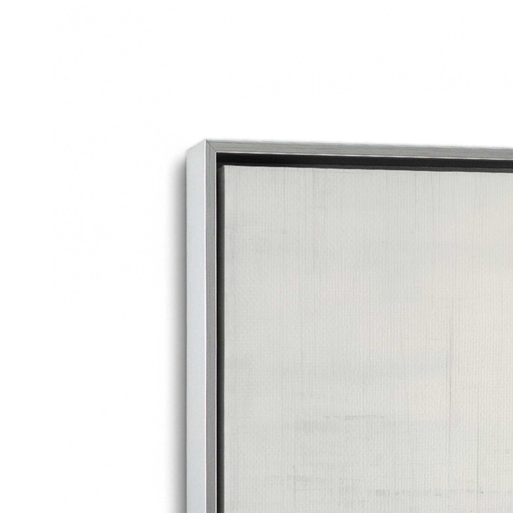 [Color:Opaque White], Picture of art in a White frame at an angle