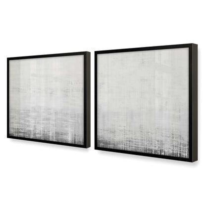 [Color:Satin Black], Picture of art in a Satin Black frame at an angle