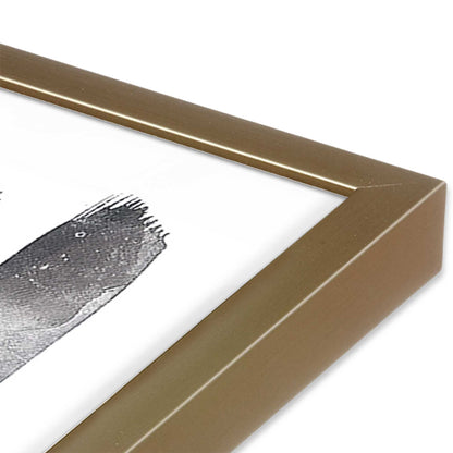 [Color:Brushed Gold], Picture of art in a Brushed Gold frame of the corner