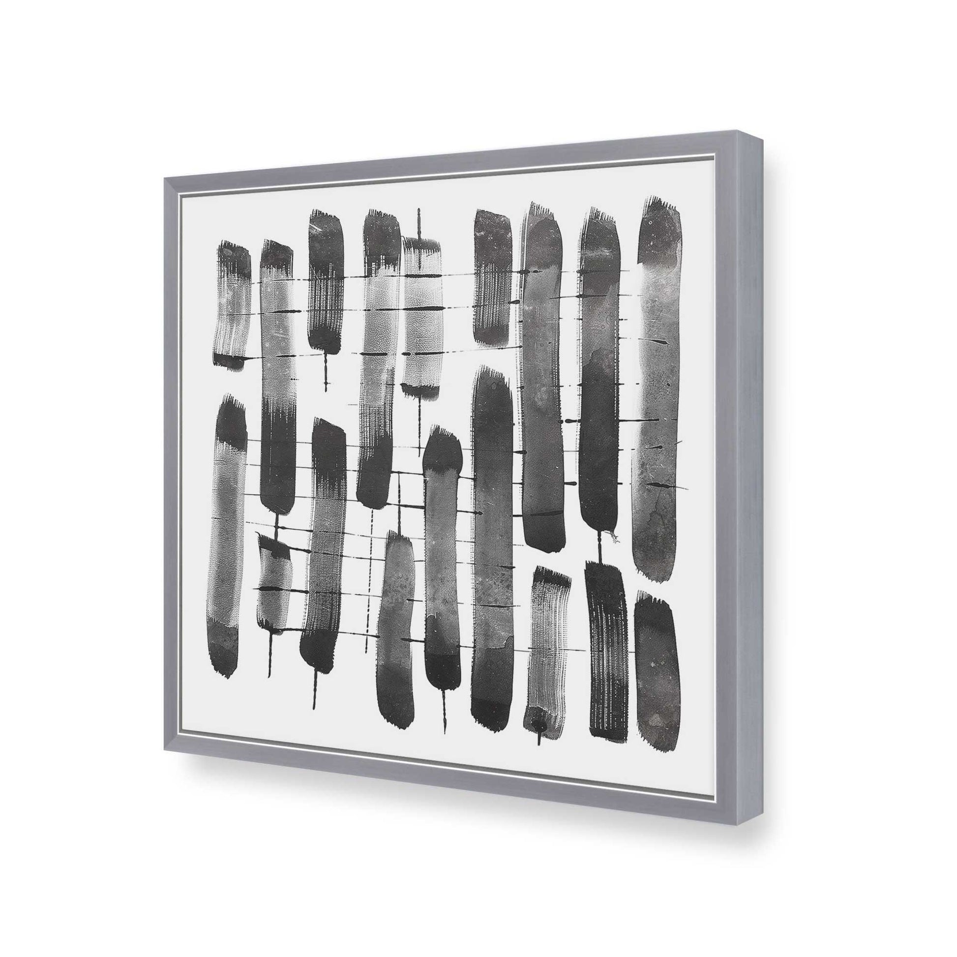 [Color:Polished Chrome], Picture of art in a Polished Chrome frame at an angle