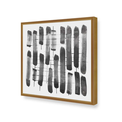 [Color:Polished Gold], Picture of art in a Polished Gold frame at an angle