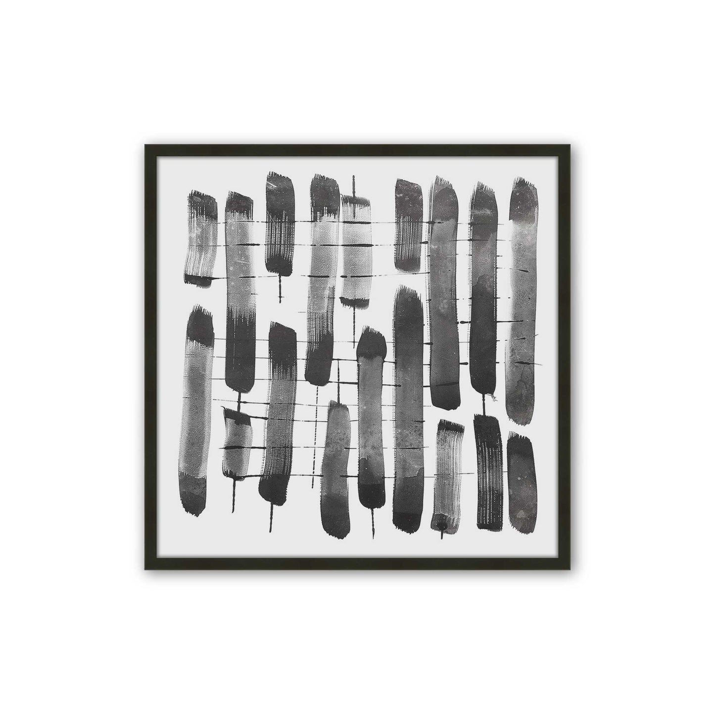 [Color:Satin Black], Picture of art in a Satin Black frame