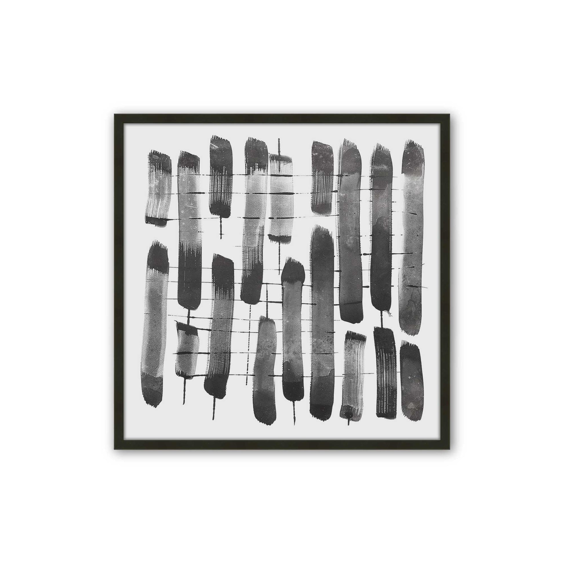[Color:Satin Black], Picture of art in a Satin Black frame