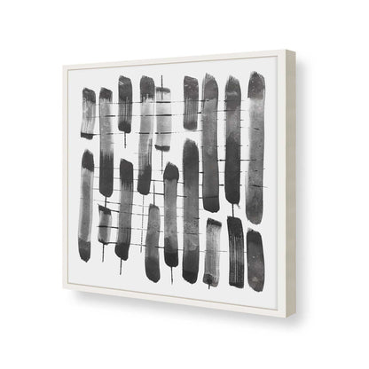[Color:Opaque White], Picture of art in a Opaque White frame at an angle