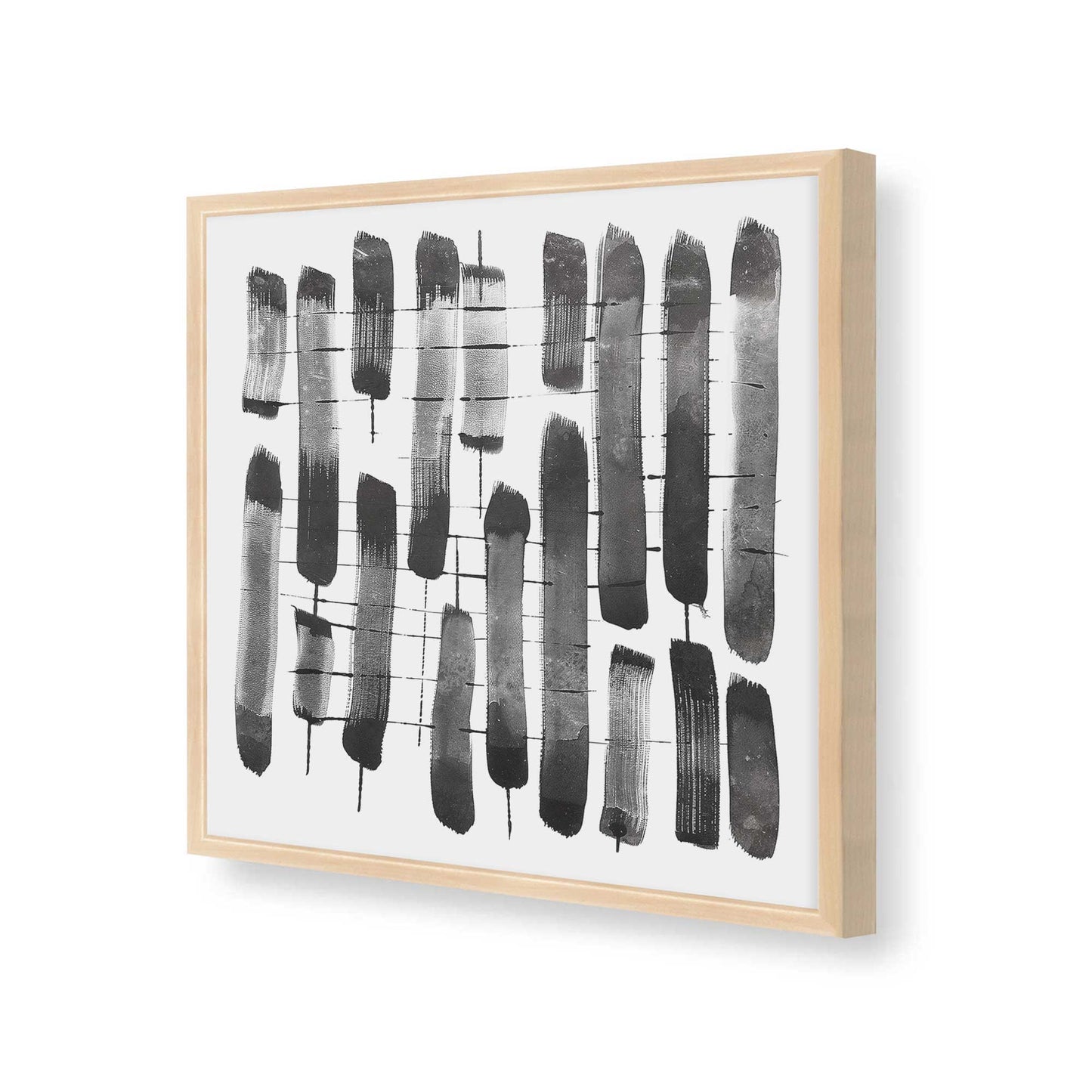 [Color:Raw Maple], Picture of art in a Raw Maple frame at an angle