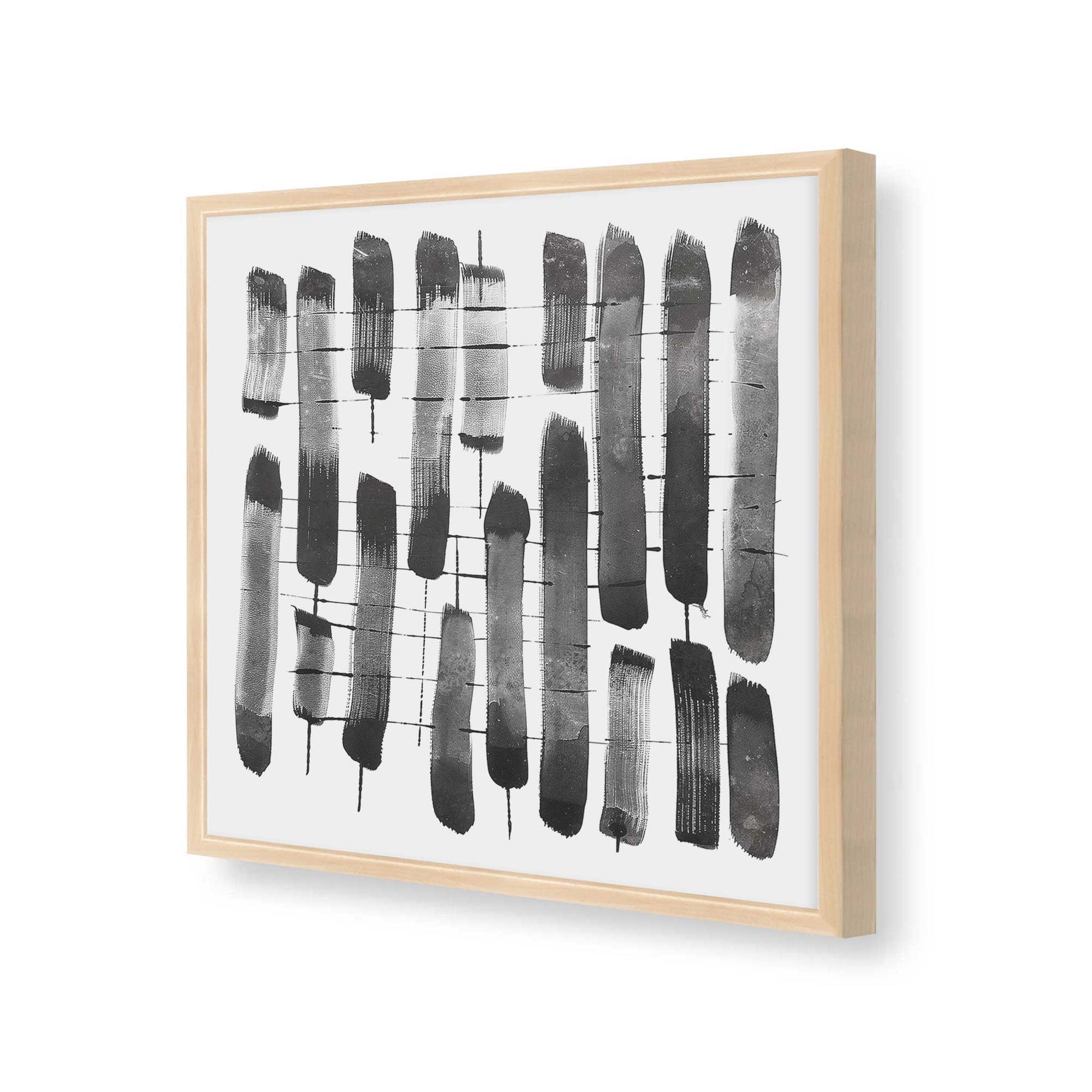 [Color:Raw Maple], Picture of art in a Raw Maple frame at an angle