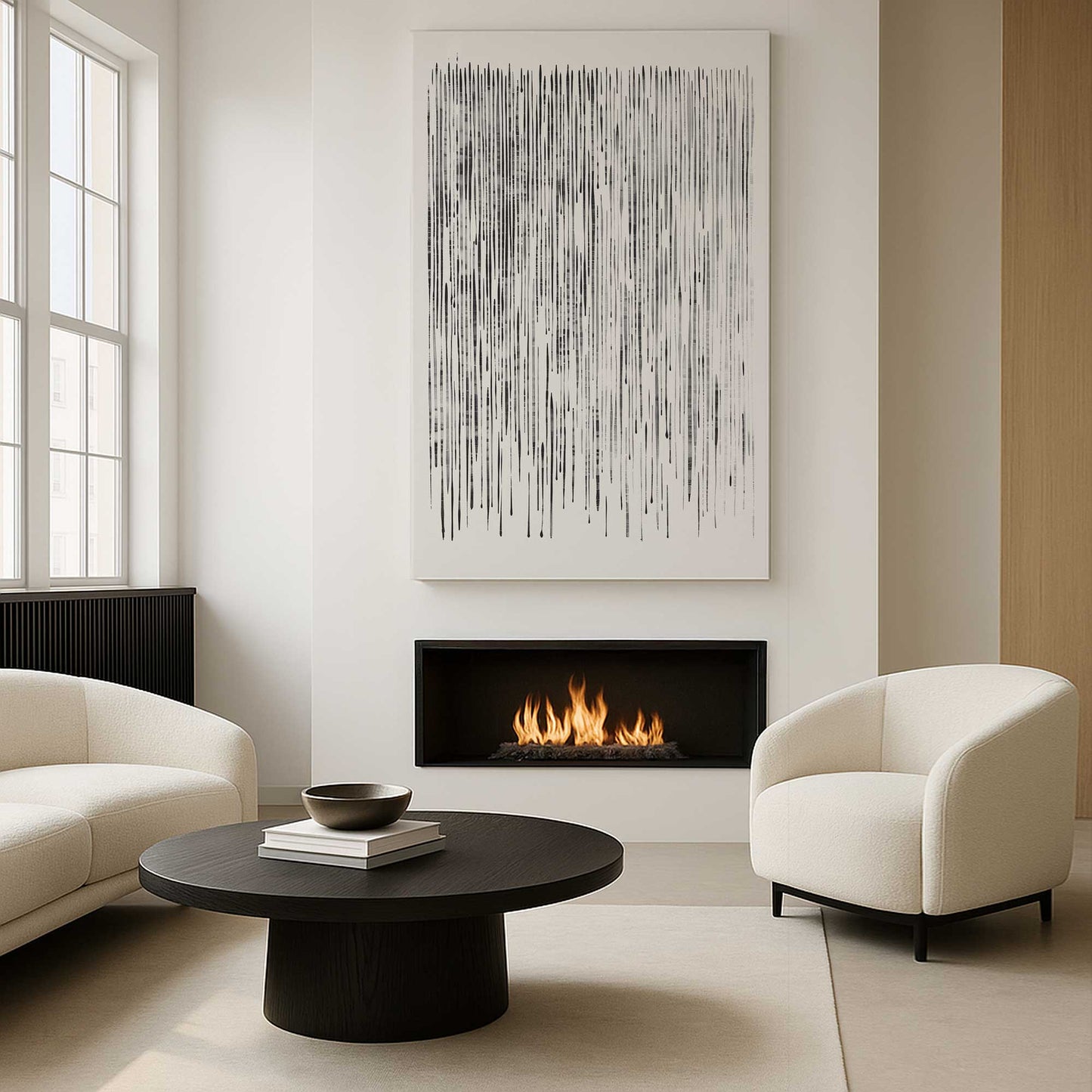 [Color:Stretched Canvas], Picture of art in a room