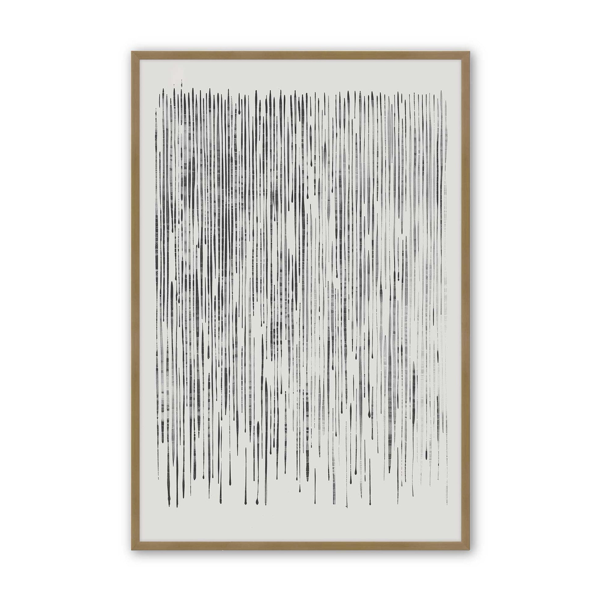 [Color:Brushed Gold], Picture of art in a Brushed Gold frame