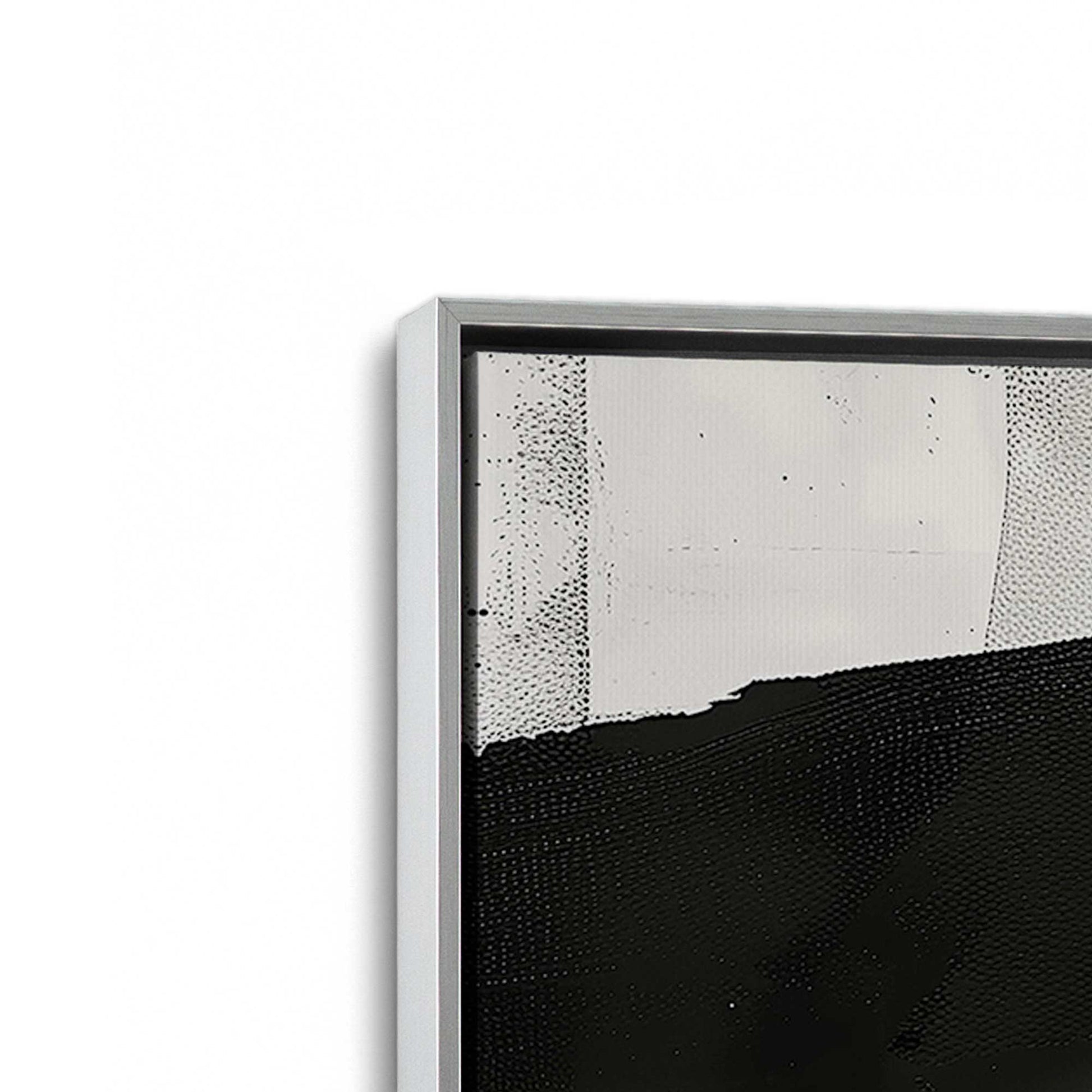 [Color:Polished Chrome], Picture of art in a Polished Chrome frame at an angle