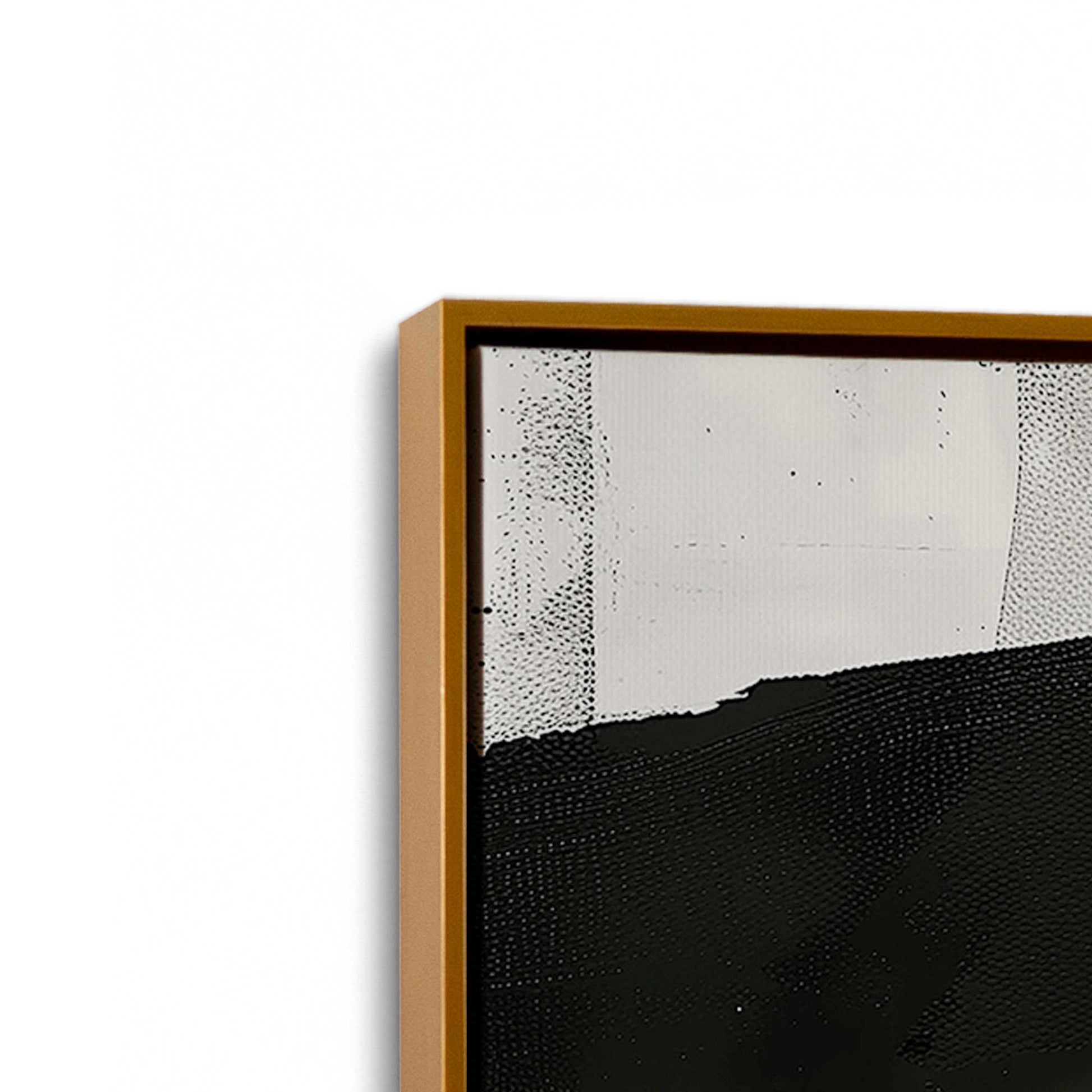 [Color:Polished Gold], Picture of art in a Polished Gold frame at an angle