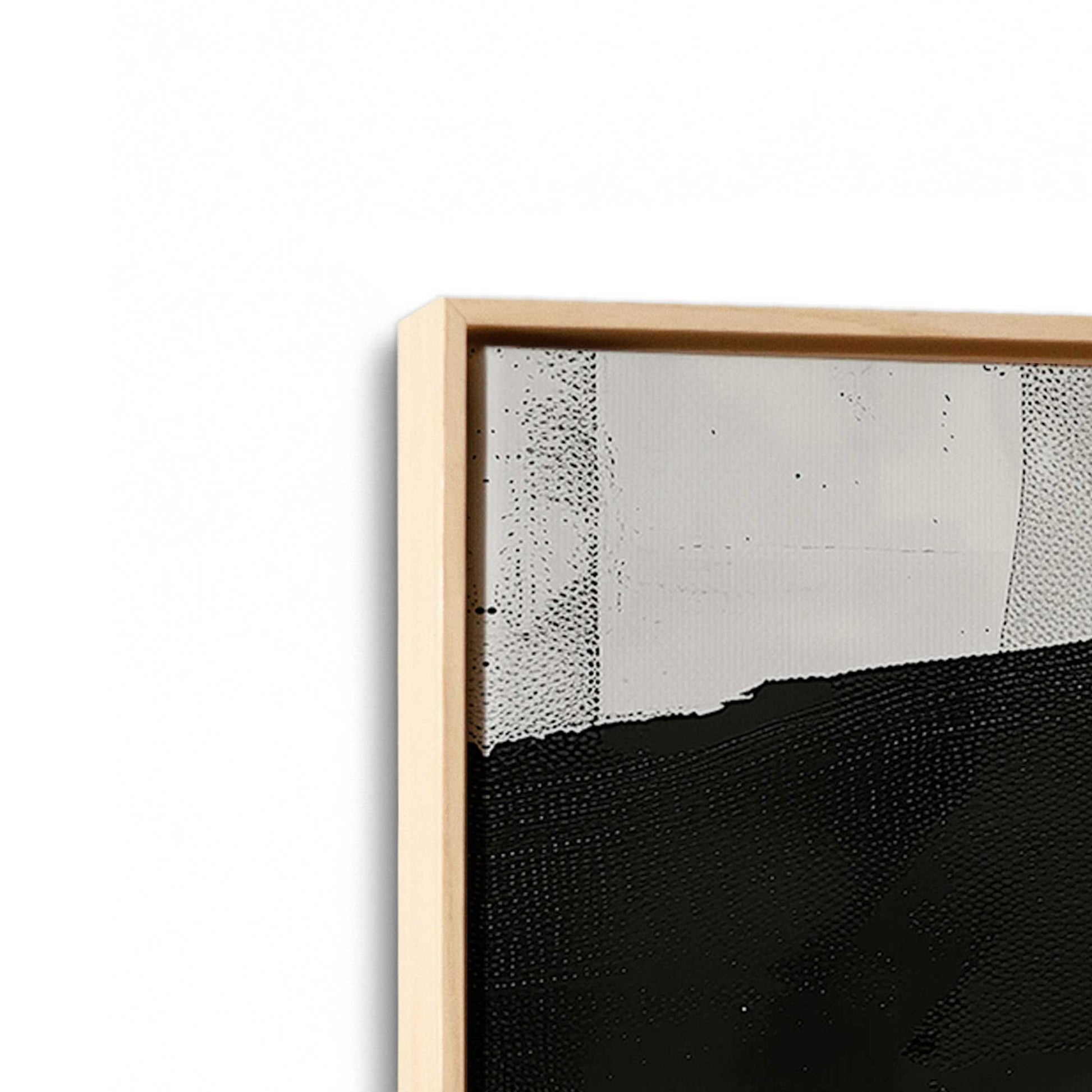 [Color:American Maple], Picture of art in a American Maple frame at an angle