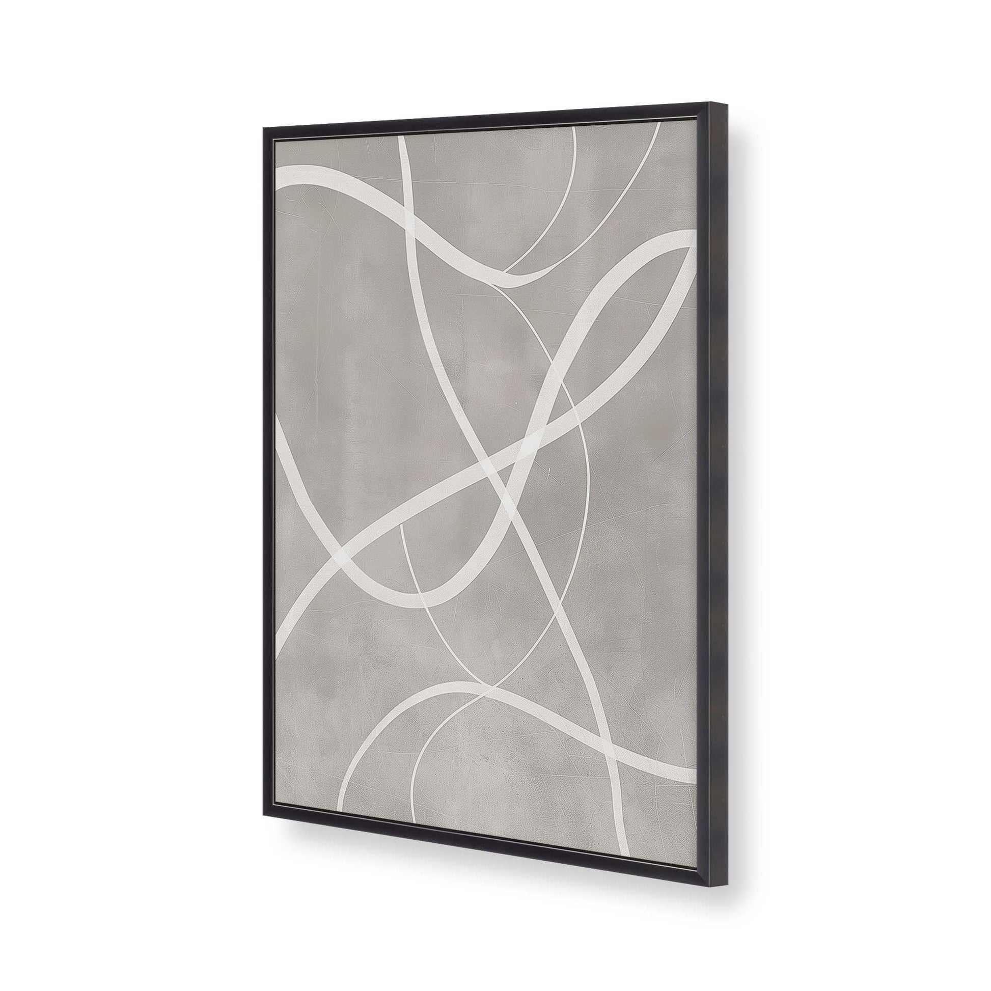 [Color:Weathered Zinc], Picture of art in a Weathered Zinc frame of the corner