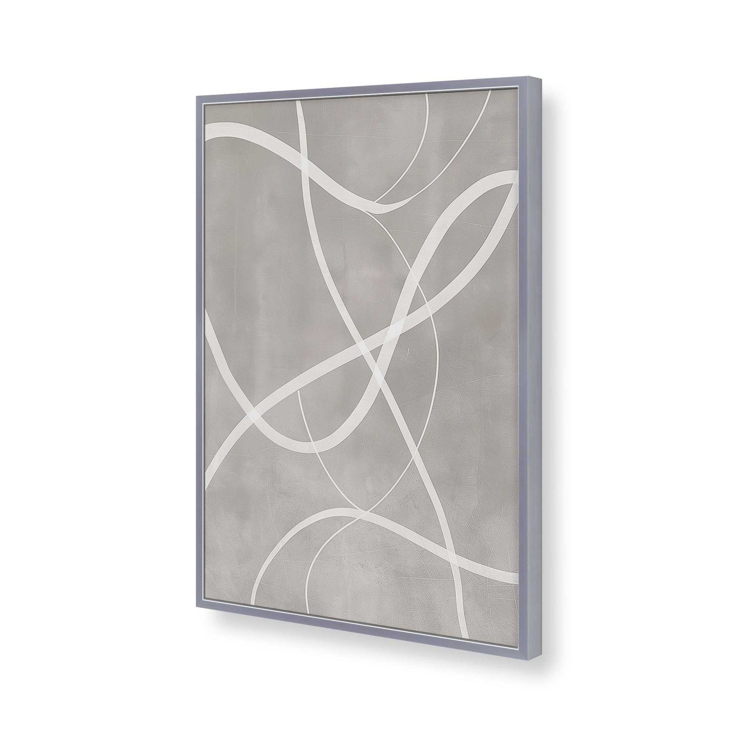 [Color:Polished Chrome], Picture of art in a Polished Chrome frame of the corner