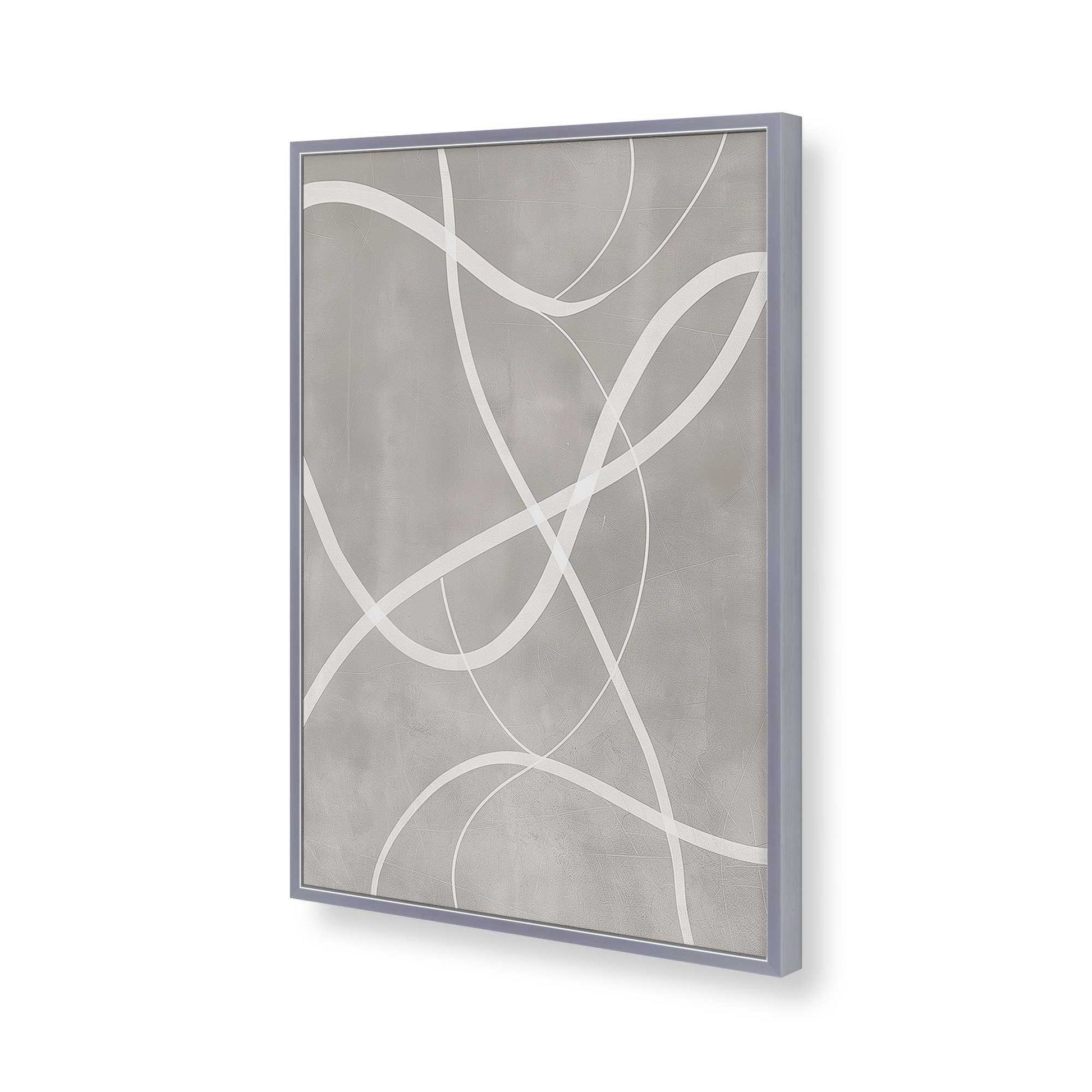 [Color:Polished Chrome], Picture of art in a Polished Chrome frame of the corner