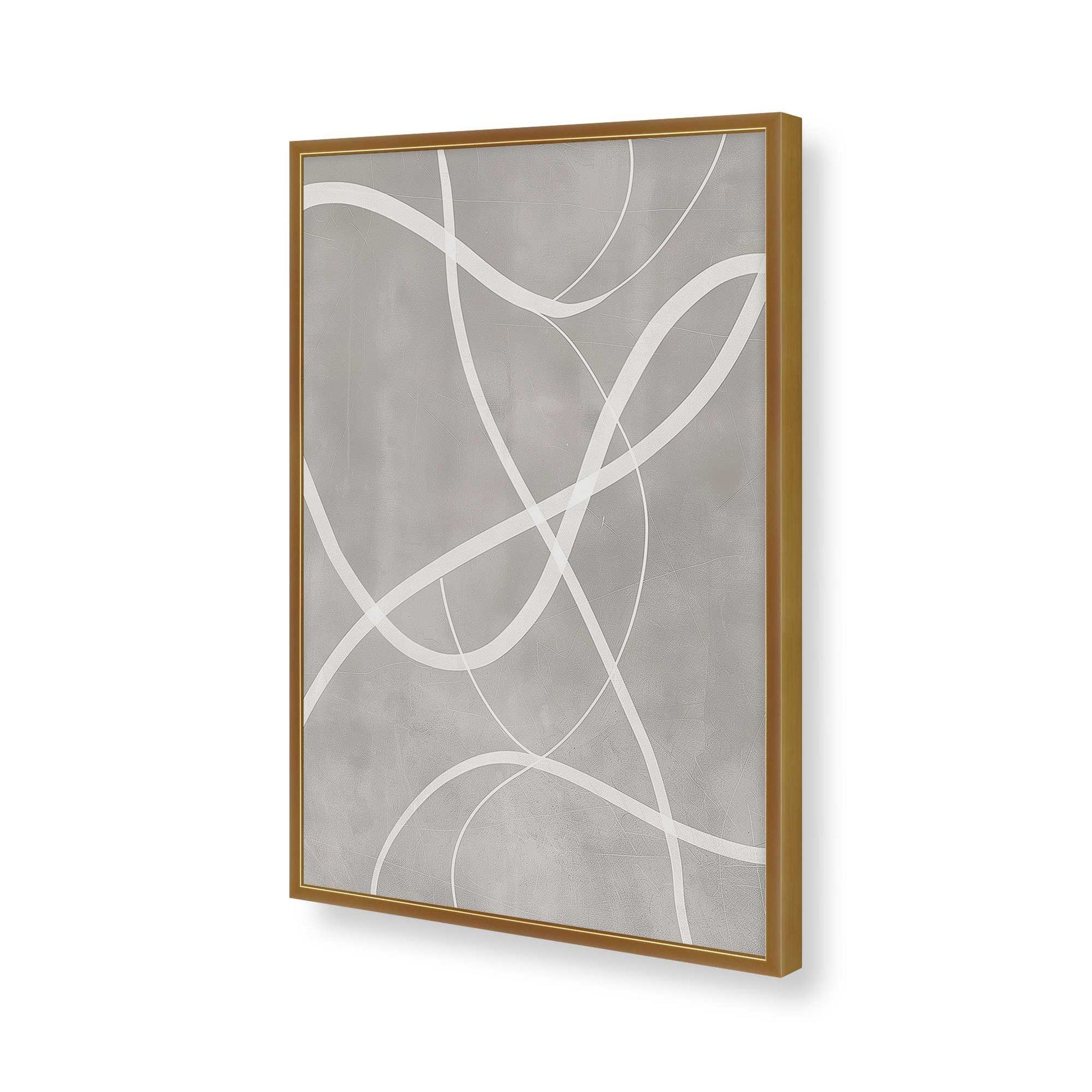 [Color:Polished Gold], Picture of art in a Polished Gold frame of the corner