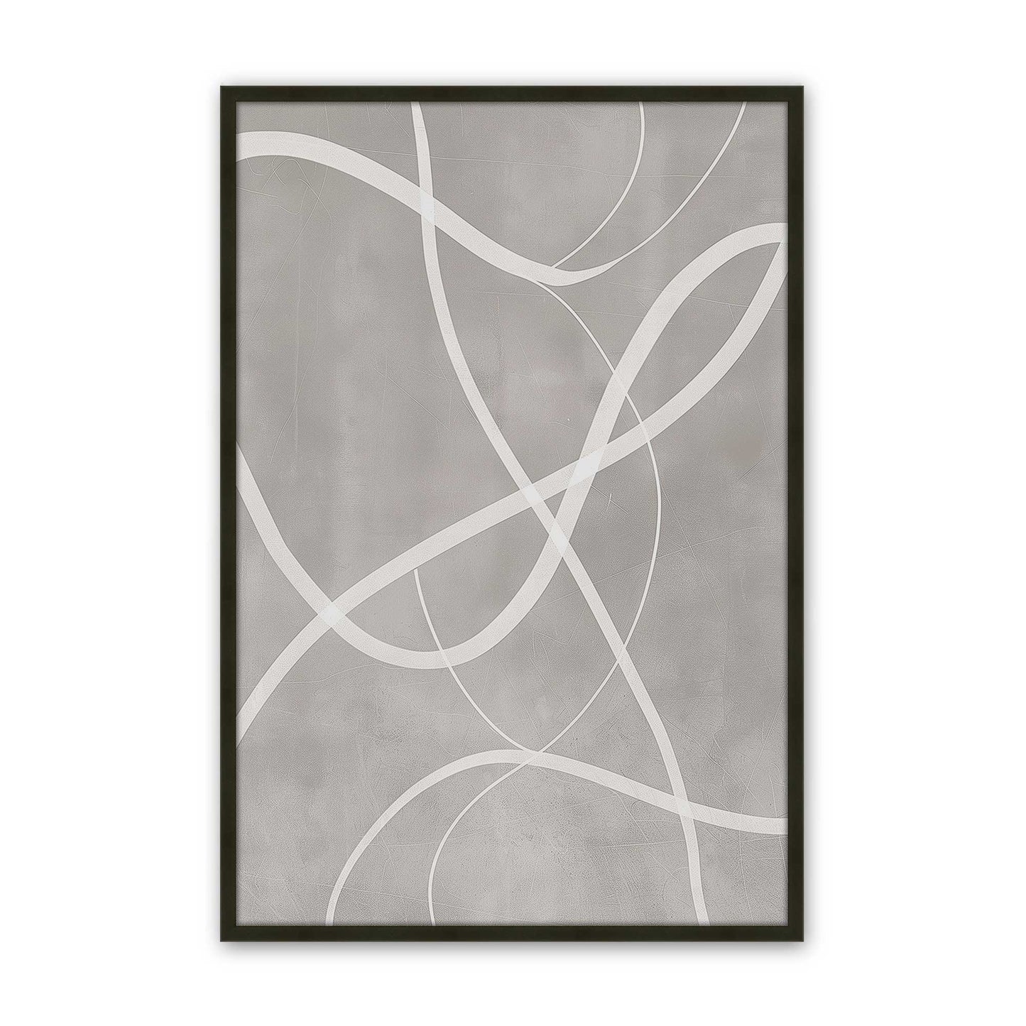 [Color:Satin Black], Picture of art in a Satin Black frame