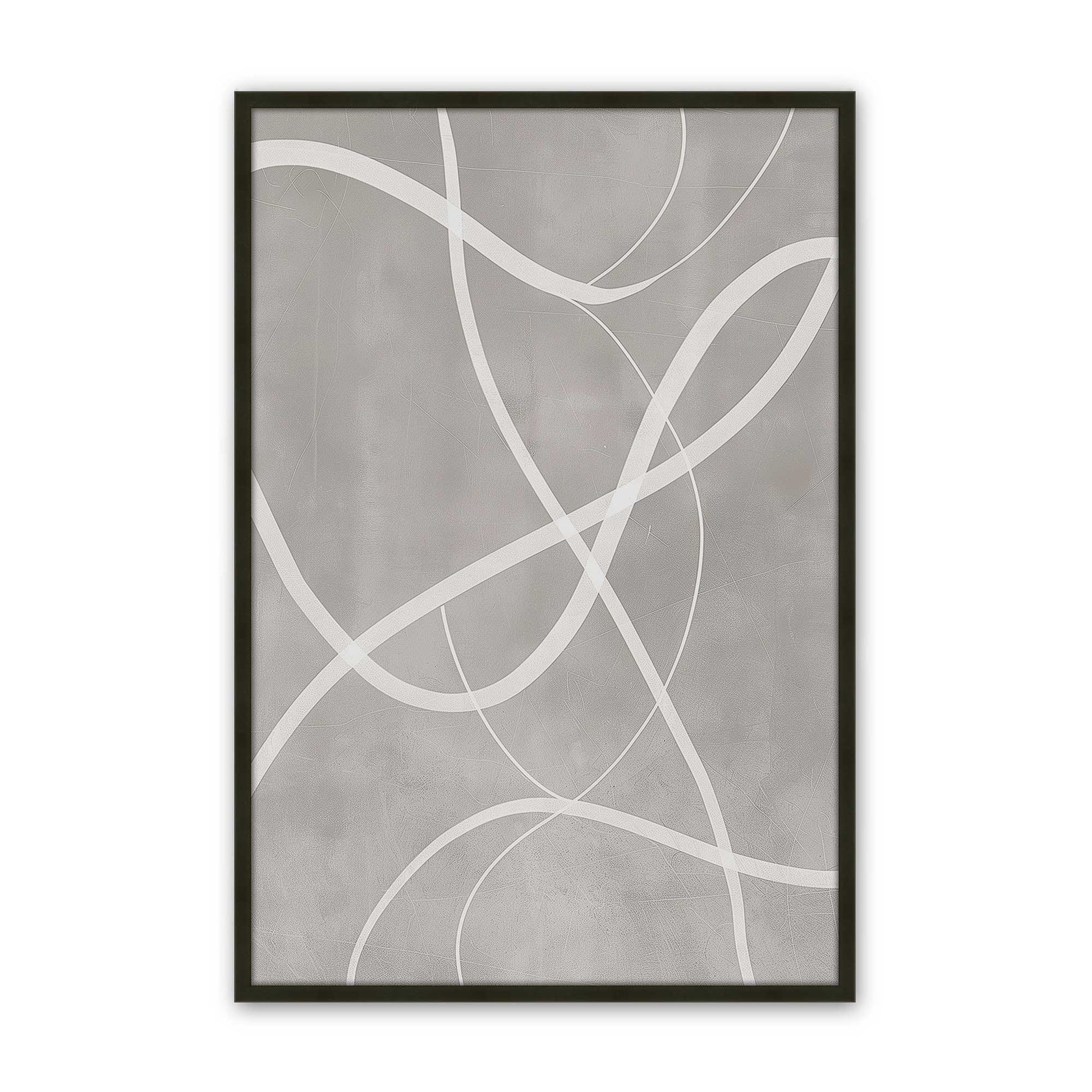 [Color:Satin Black], Picture of art in a Satin Black frame