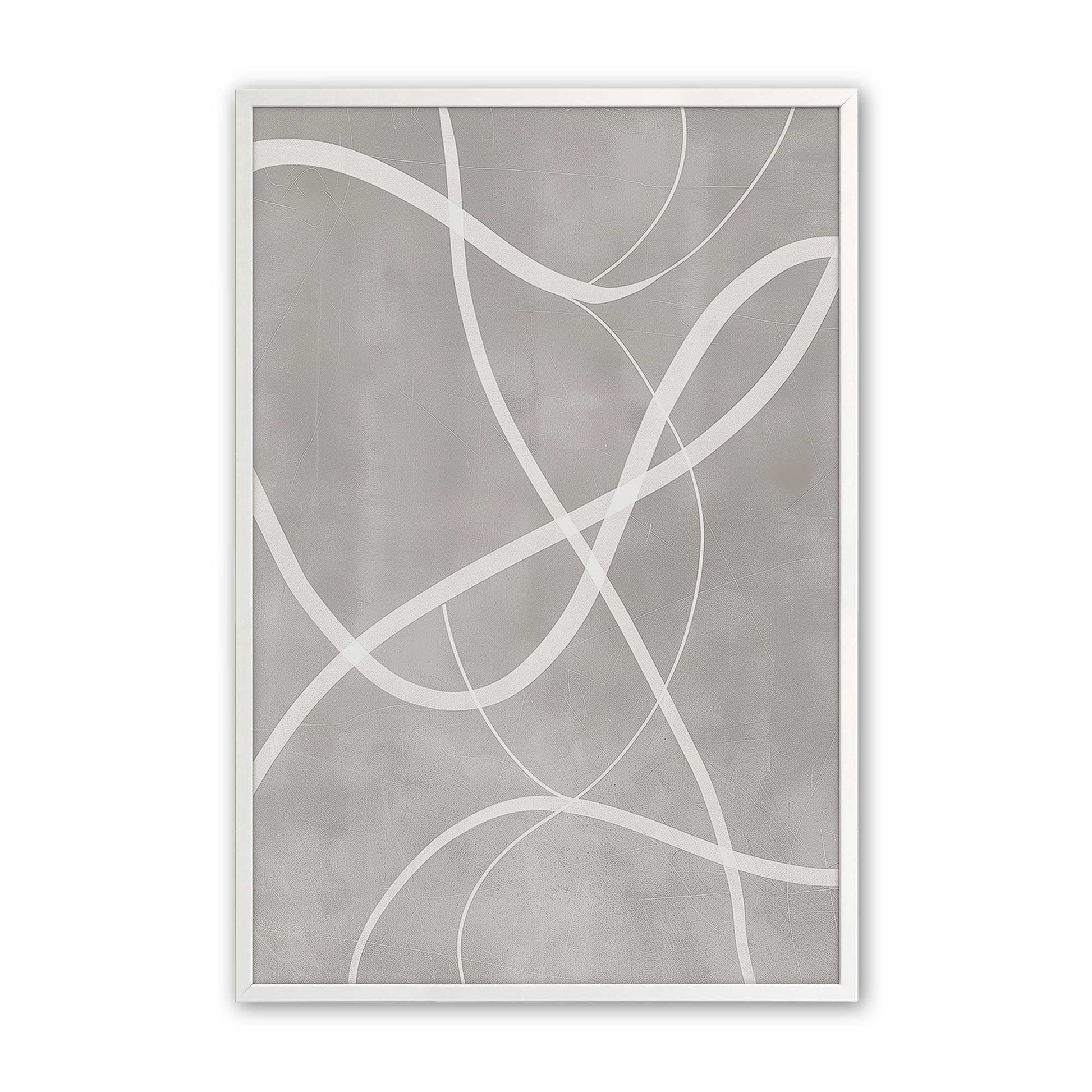 [Color:Opaque White], Picture of art in a Opaque White frame