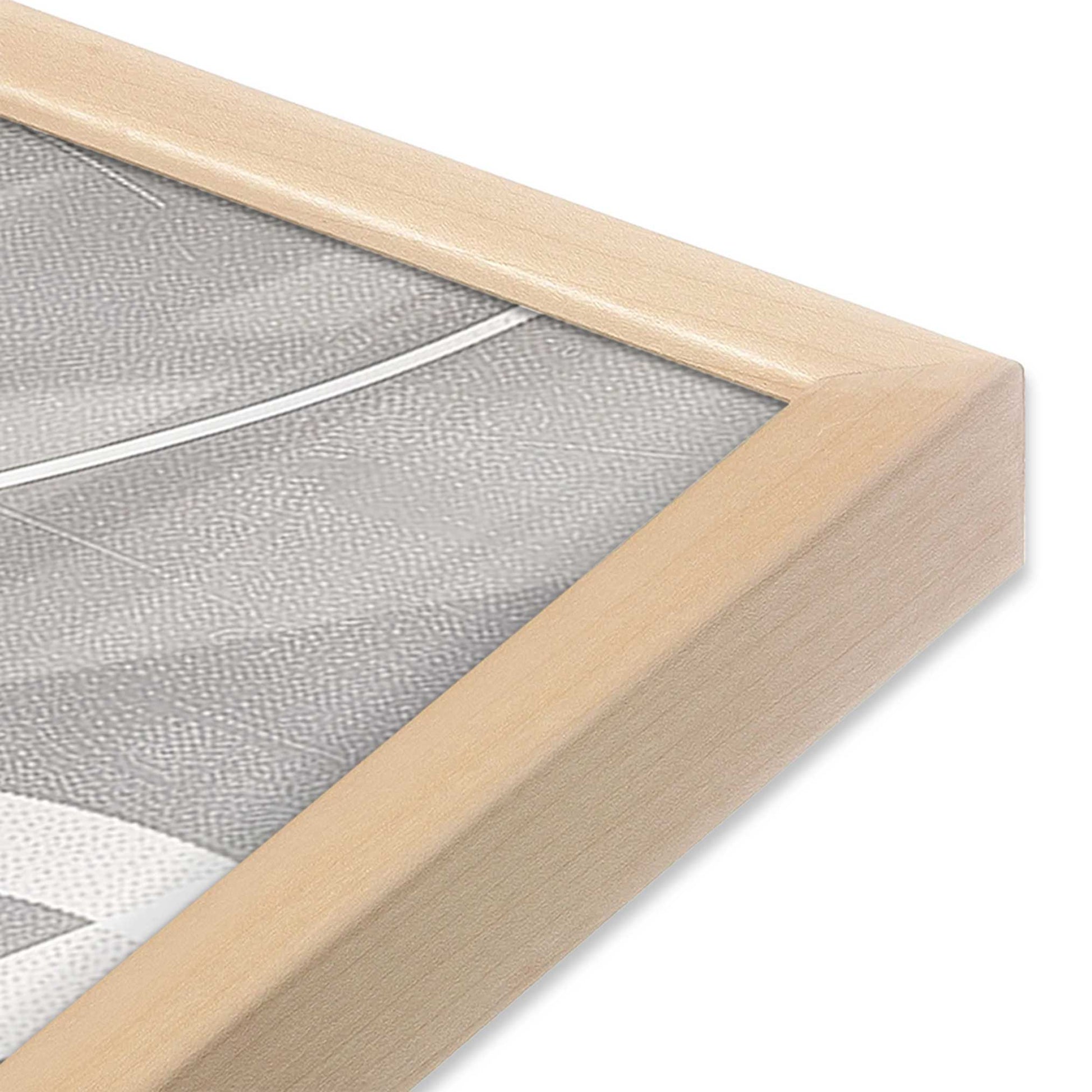 [Color:Raw Maple], Picture of art in a Raw Maple frame at an angle