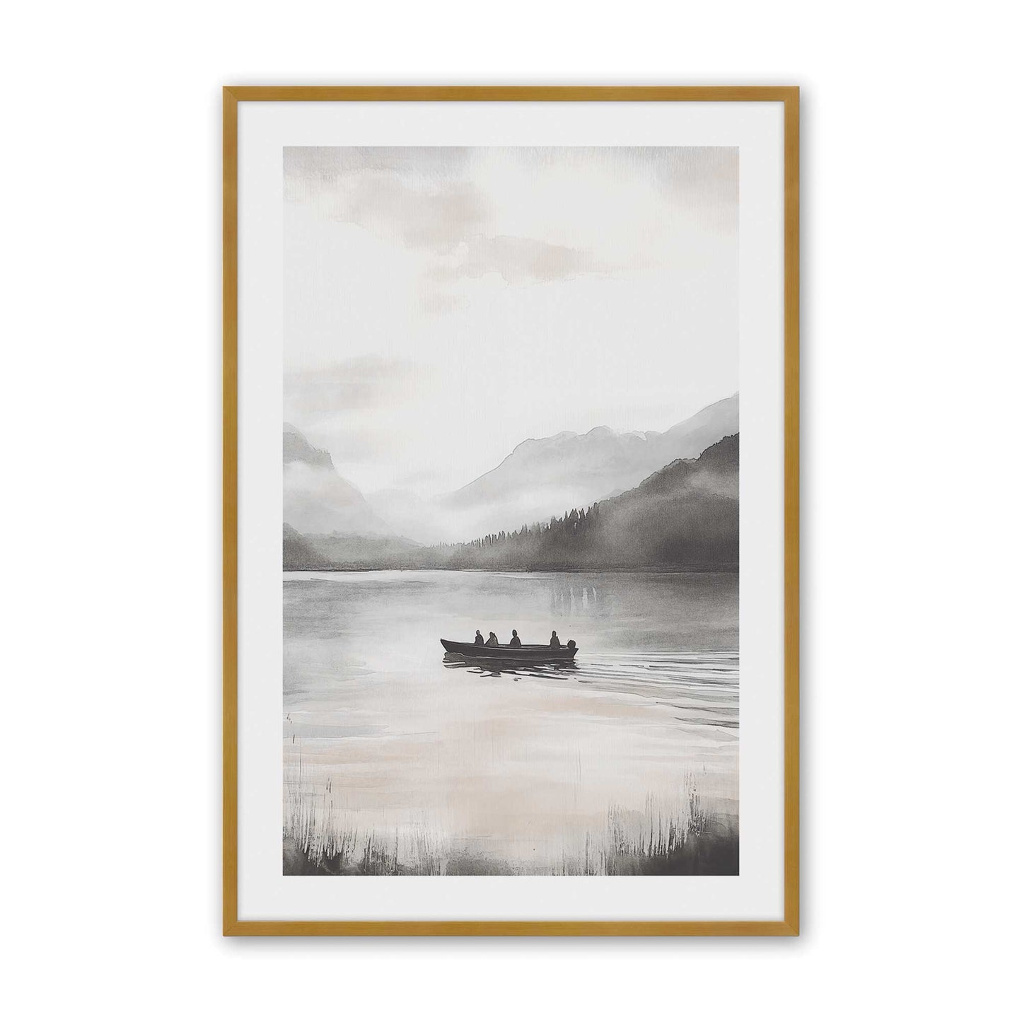[Color:Polished Gold], Picture of art in a Polished Gold frame