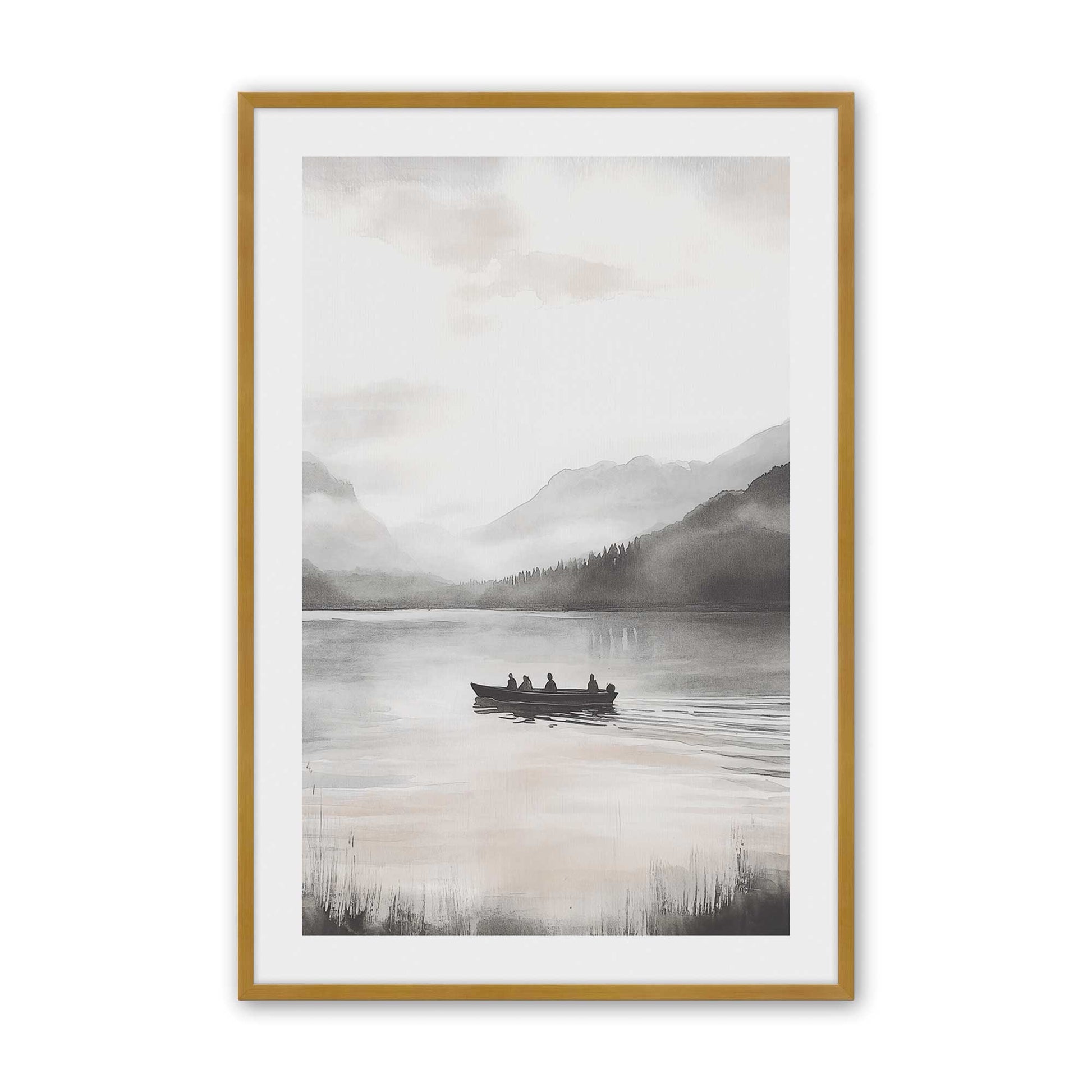 [Color:Polished Gold], Picture of art in a Polished Gold frame