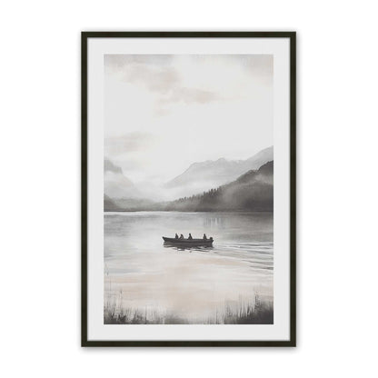 [Color:Satin Black], Picture of art in a Satin Black frame