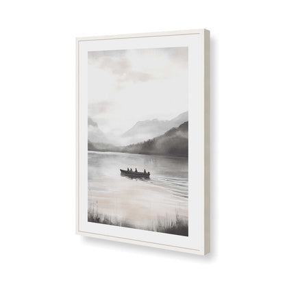 [Color:Opaque White], Picture of art in a Opaque White frame of the corner