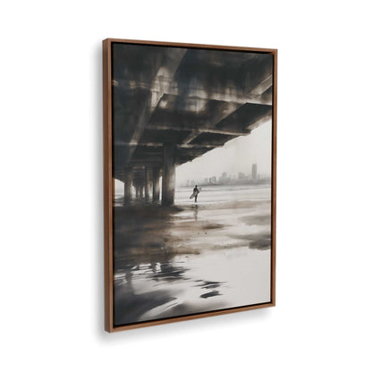 [Color:Walnut], Picture of the corner of the art