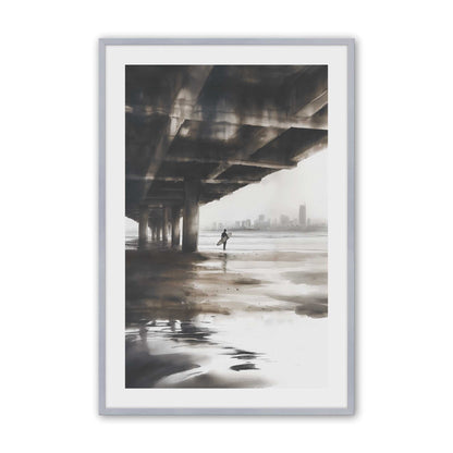 [Color:Polished Chrome], Picture of art in a Polished Chrome frame