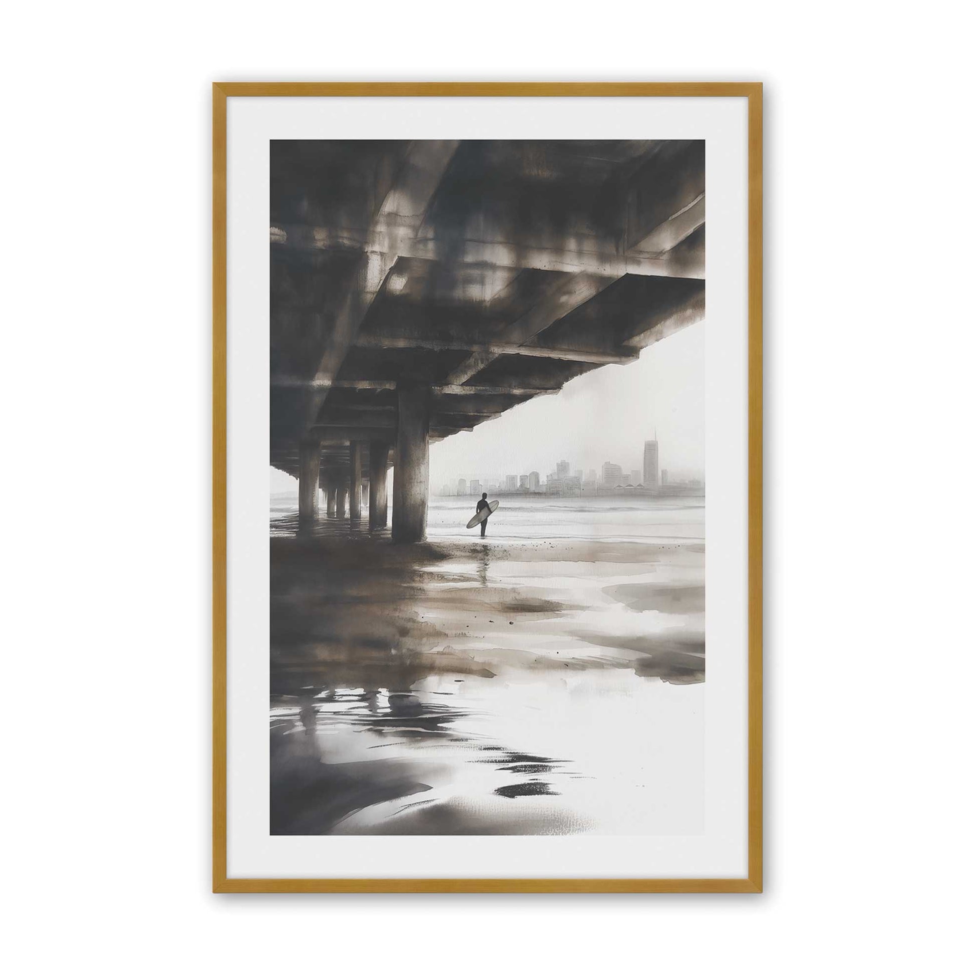 [Color:Polished Gold], Picture of art in a Polished Gold frame