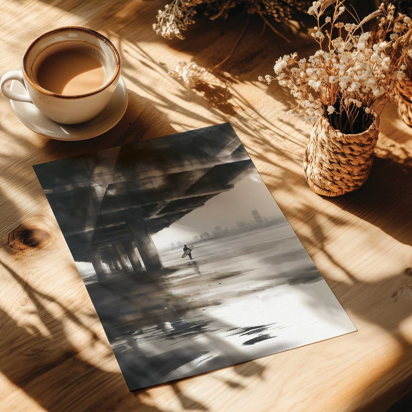 Under the Pier Print