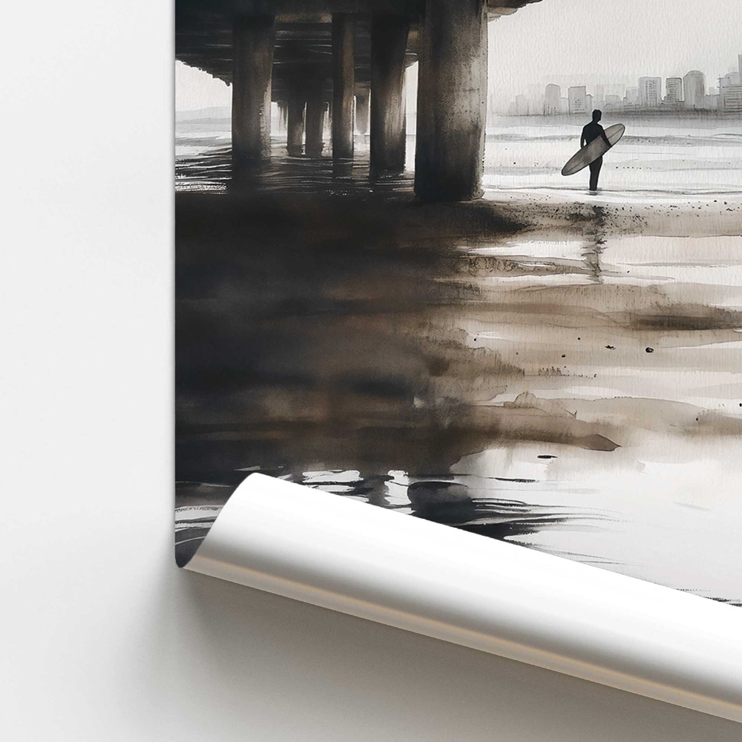 [Color:Rolled Print], Picture of close up of art