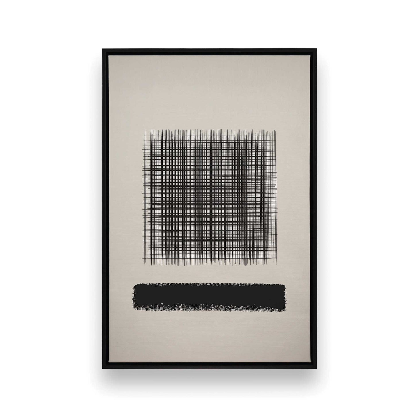 [Color:Satin Black], Picture of art in a Satin Black frame