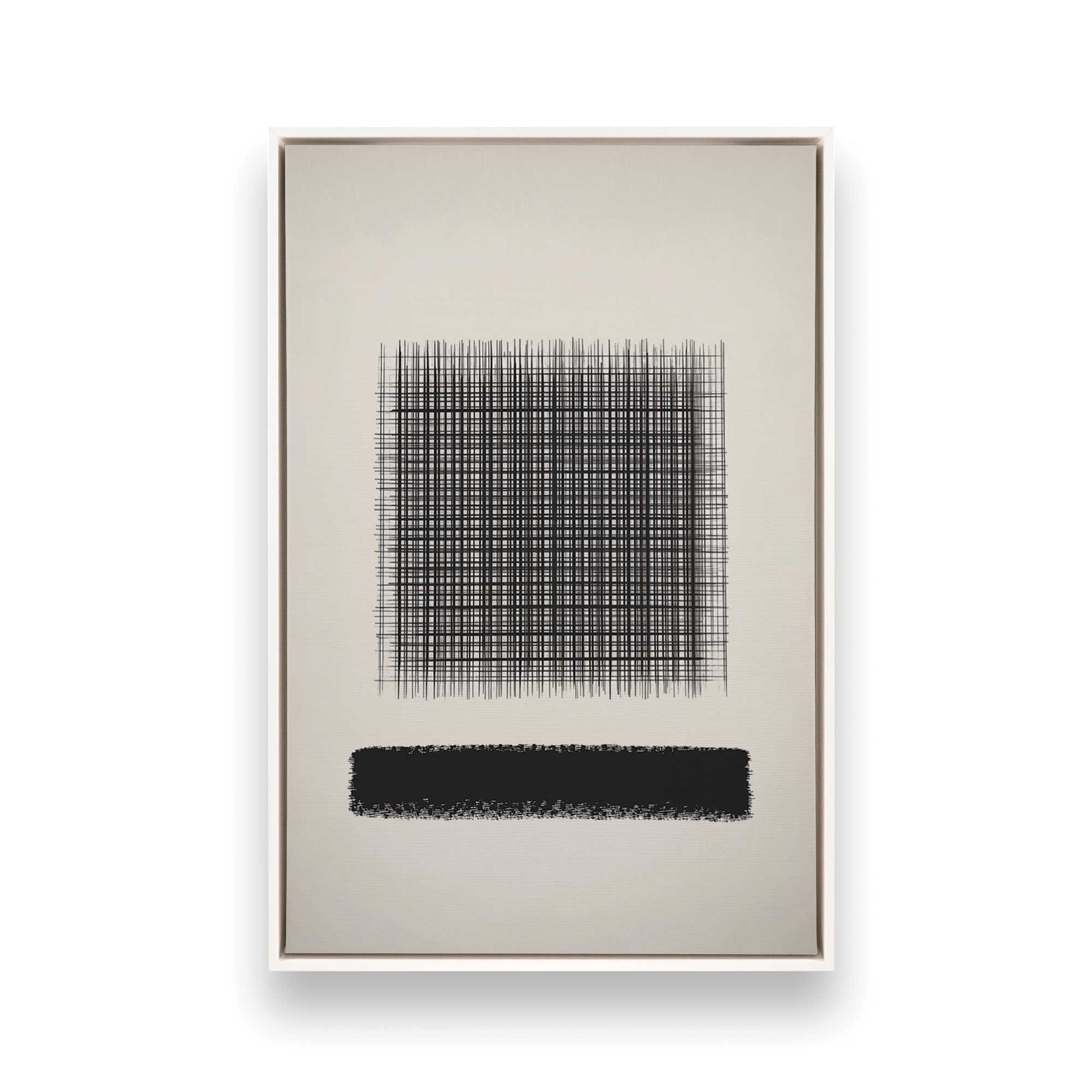 [Color:Opaque White], Picture of art in a White frame