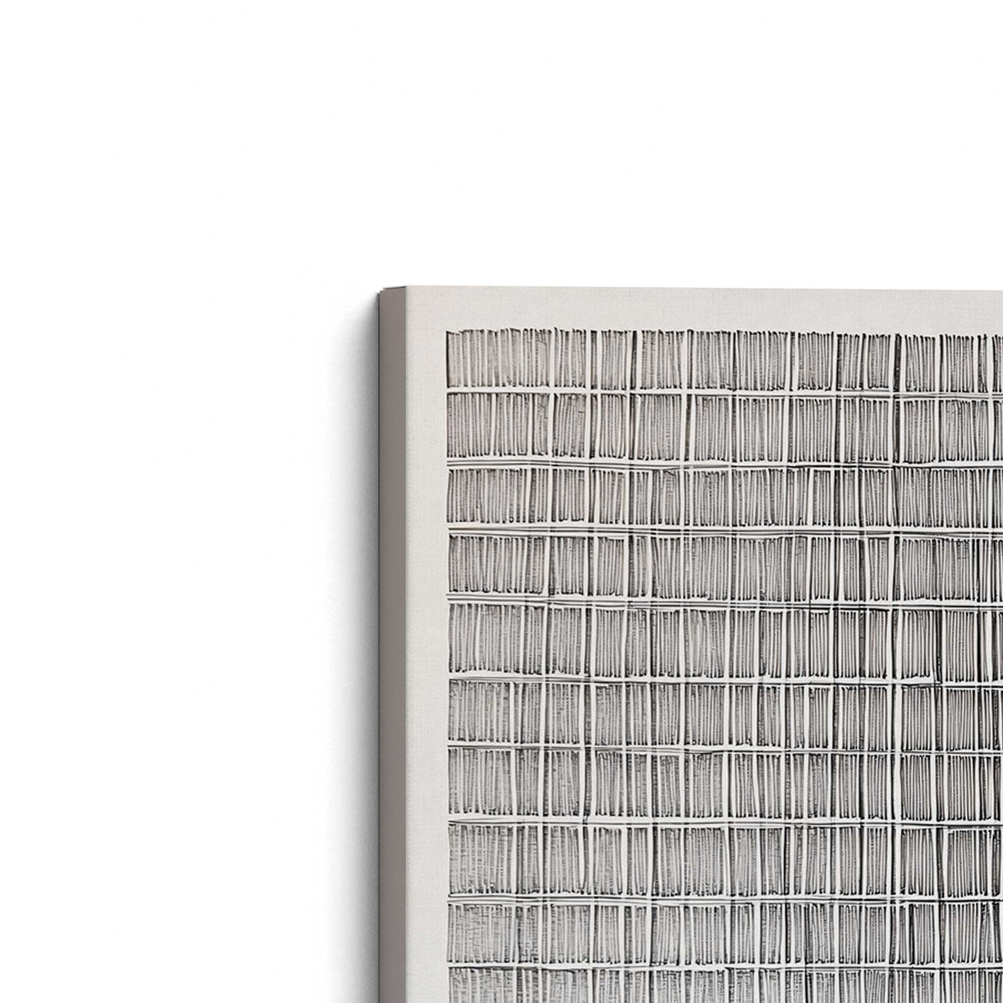 [Color:Stretched Canvas], Picture of the corner of the art