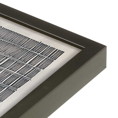 [Color:Satin Black], Picture of art in a Satin Black frame at an angle