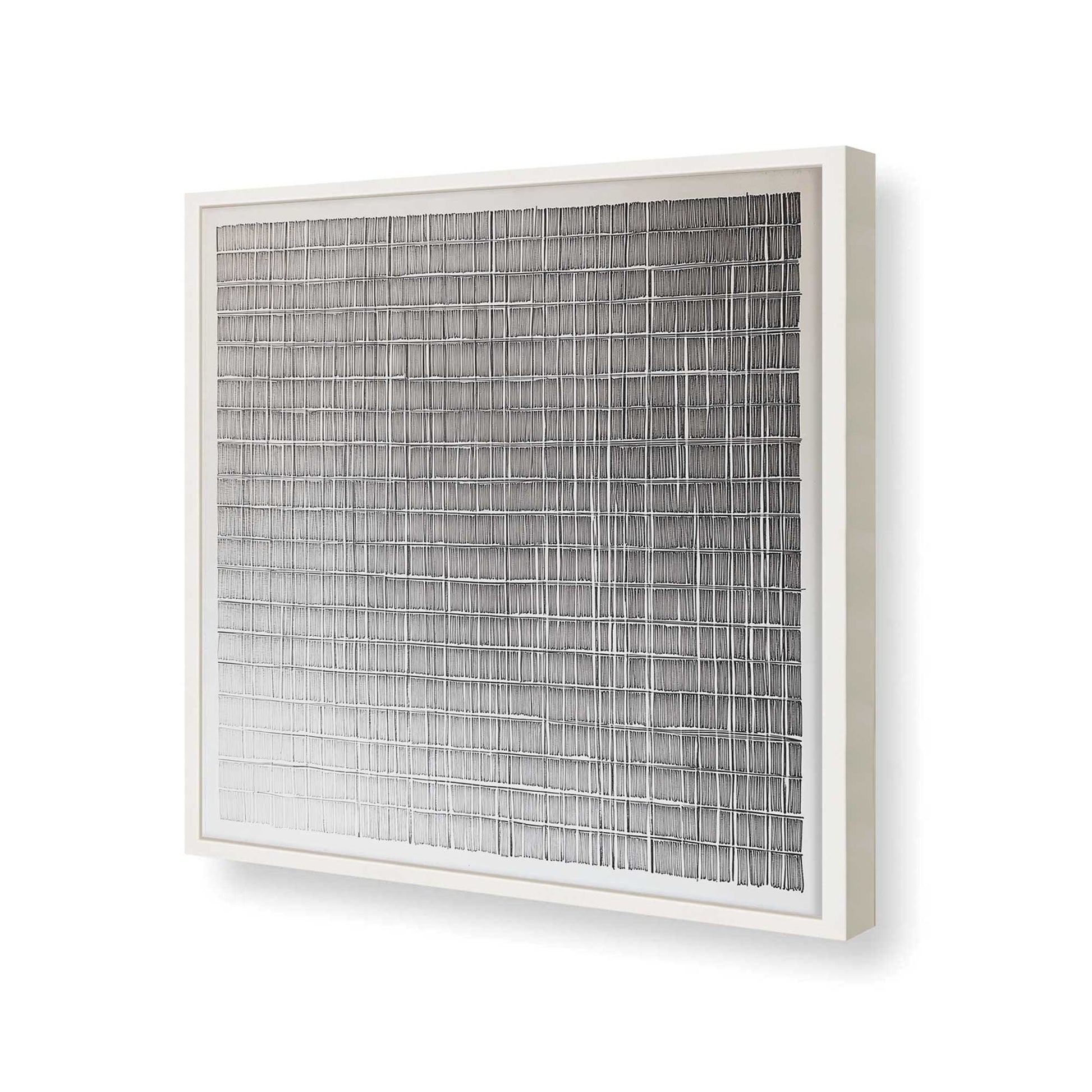 [Color:Opaque White], Picture of art in a Opaque White frame of the corner