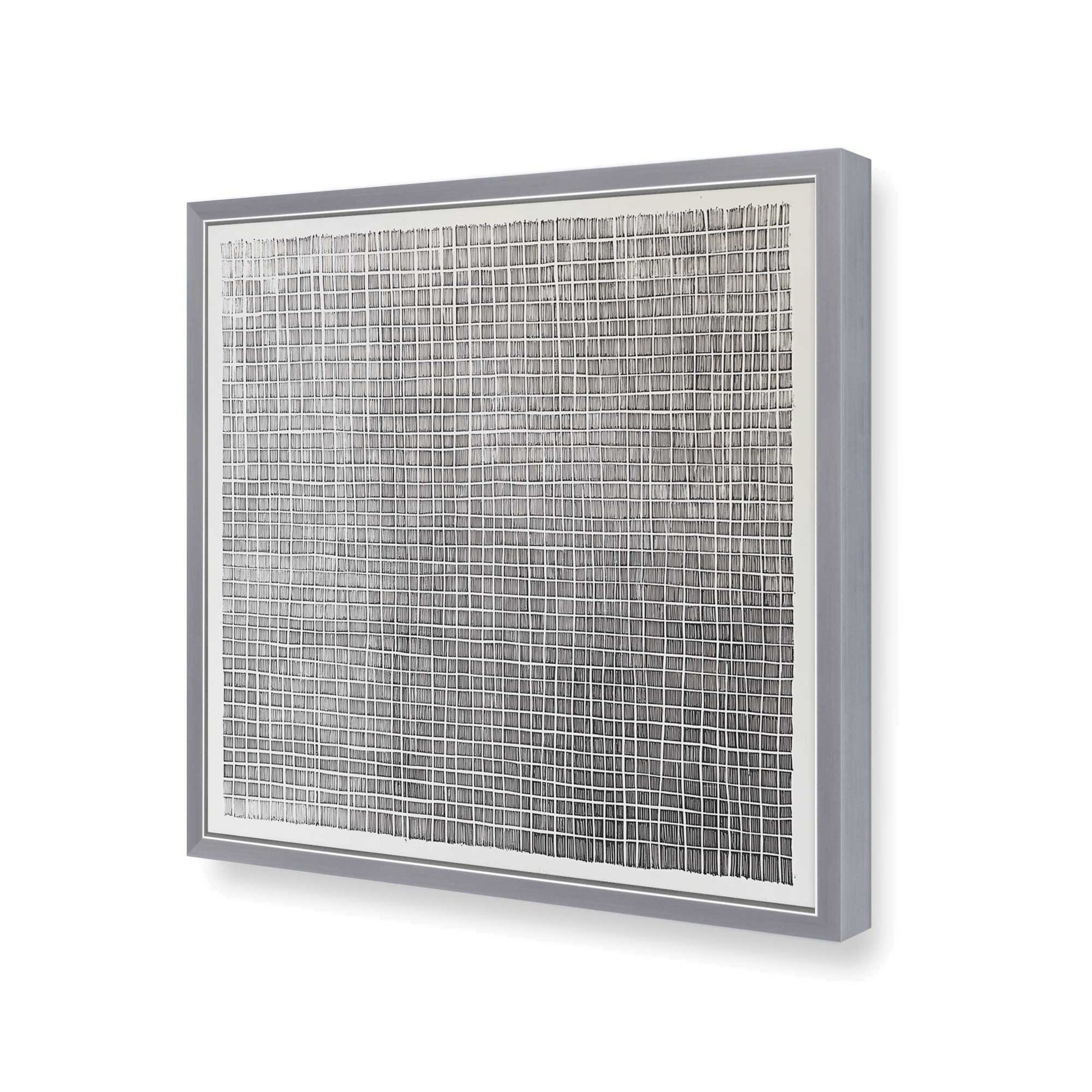 [Color:Polished Chrome], Picture of art in a Polished Chrome frame of the corner