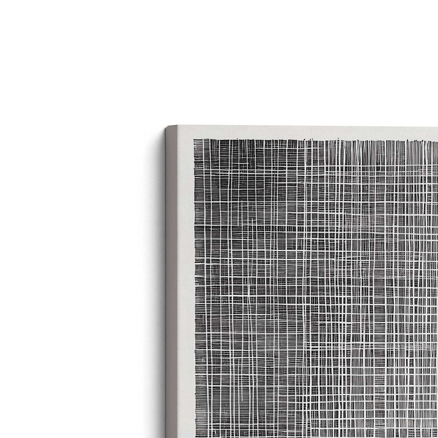 [Color:Stretched Canvas], Picture of the corner of the art