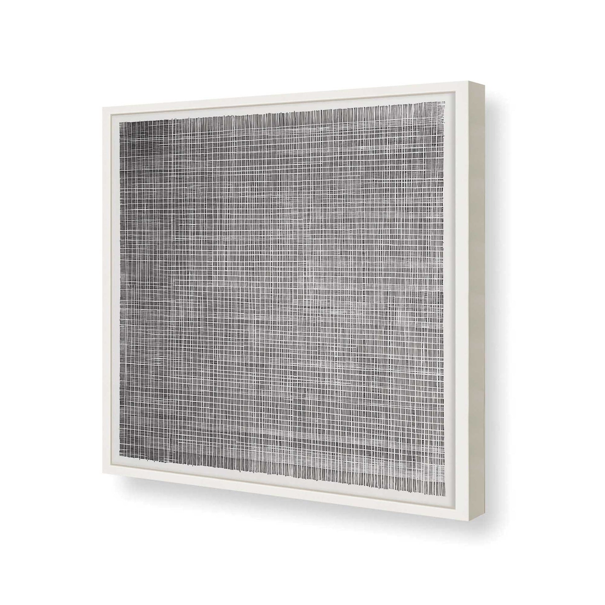 [Color:Opaque White], Picture of art in a Opaque White frame of the corner