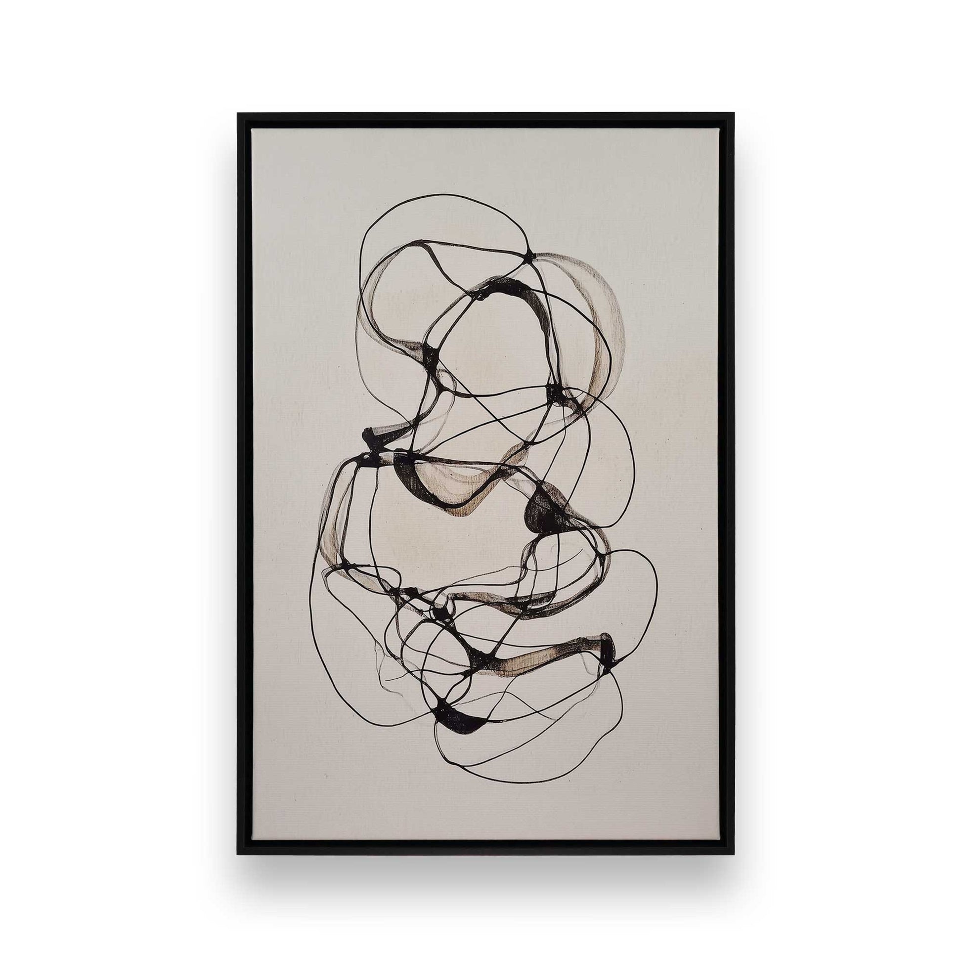 [Color:Satin Black], Picture of art in a Satin Black frame