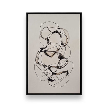 [Color:Satin Black], Picture of art in a Satin Black frame