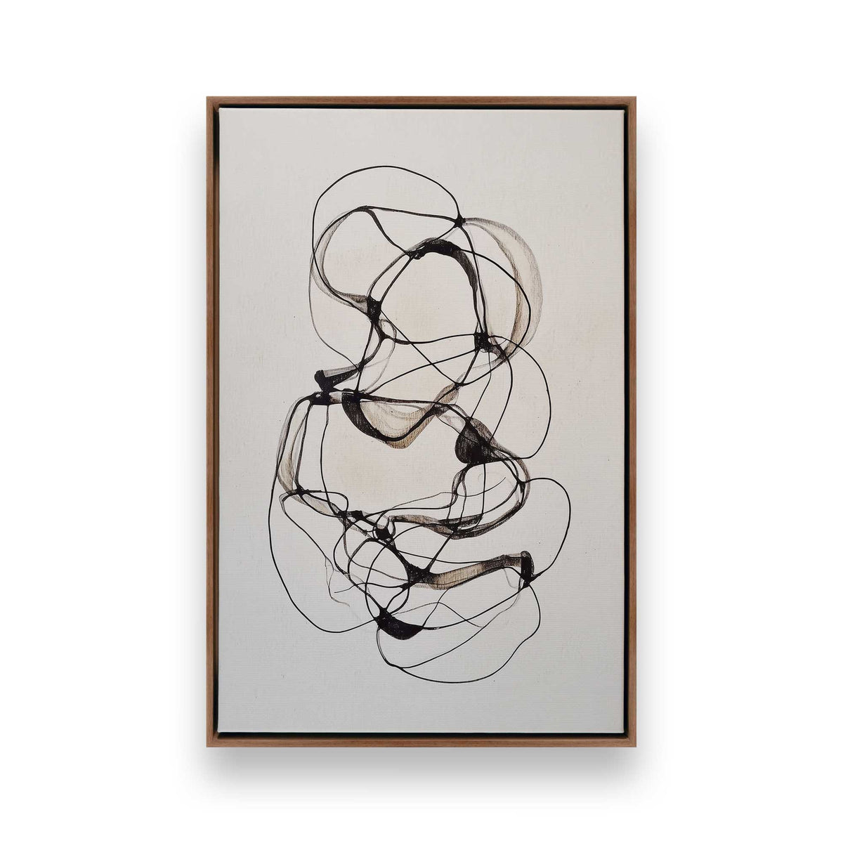 [Color:Walnut], Picture of art in a Walnut frame