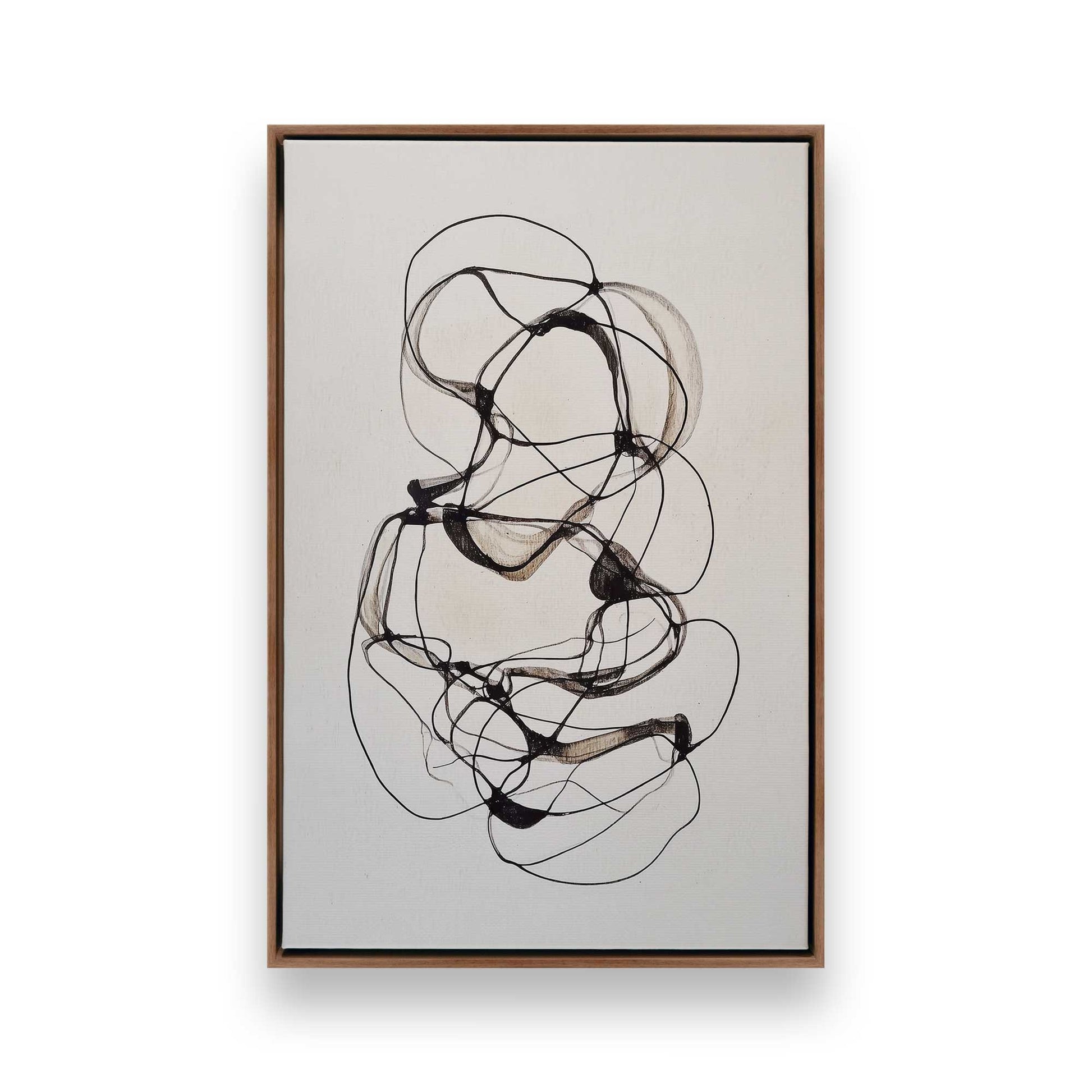 [Color:Walnut], Picture of art in a Walnut frame