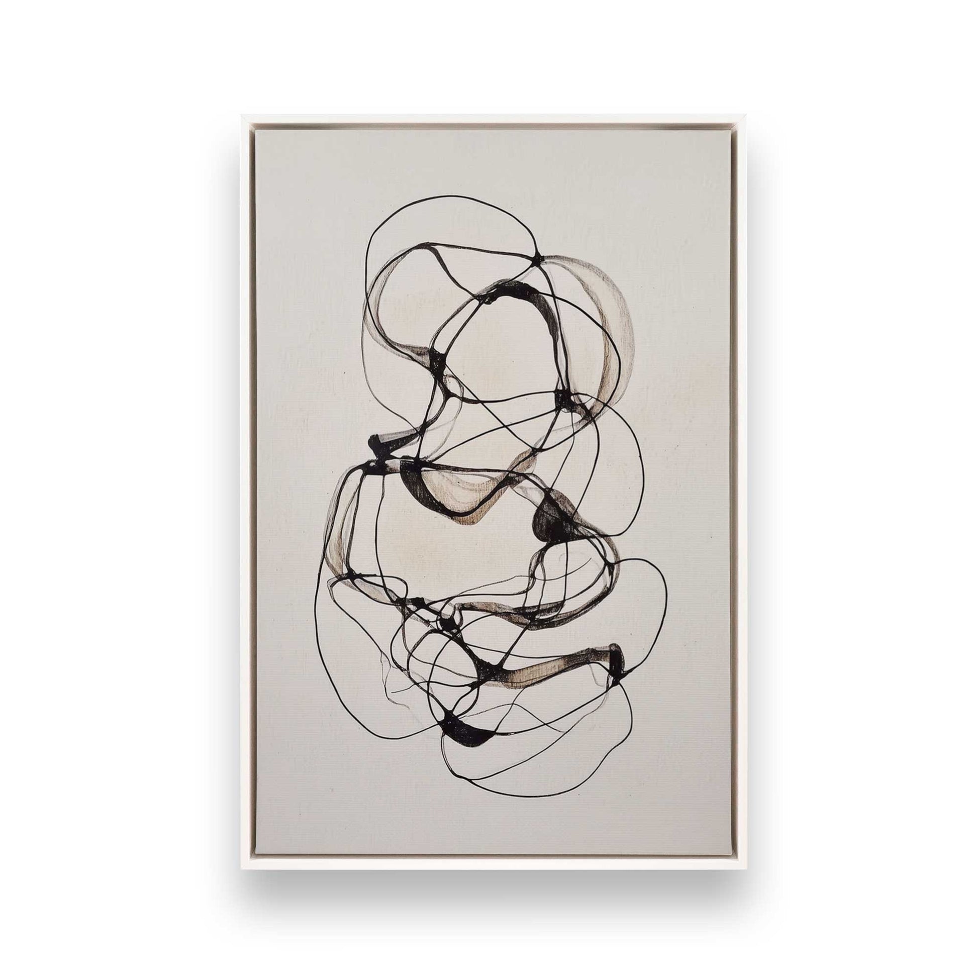 [Color:Opaque White], Picture of art in a White frame