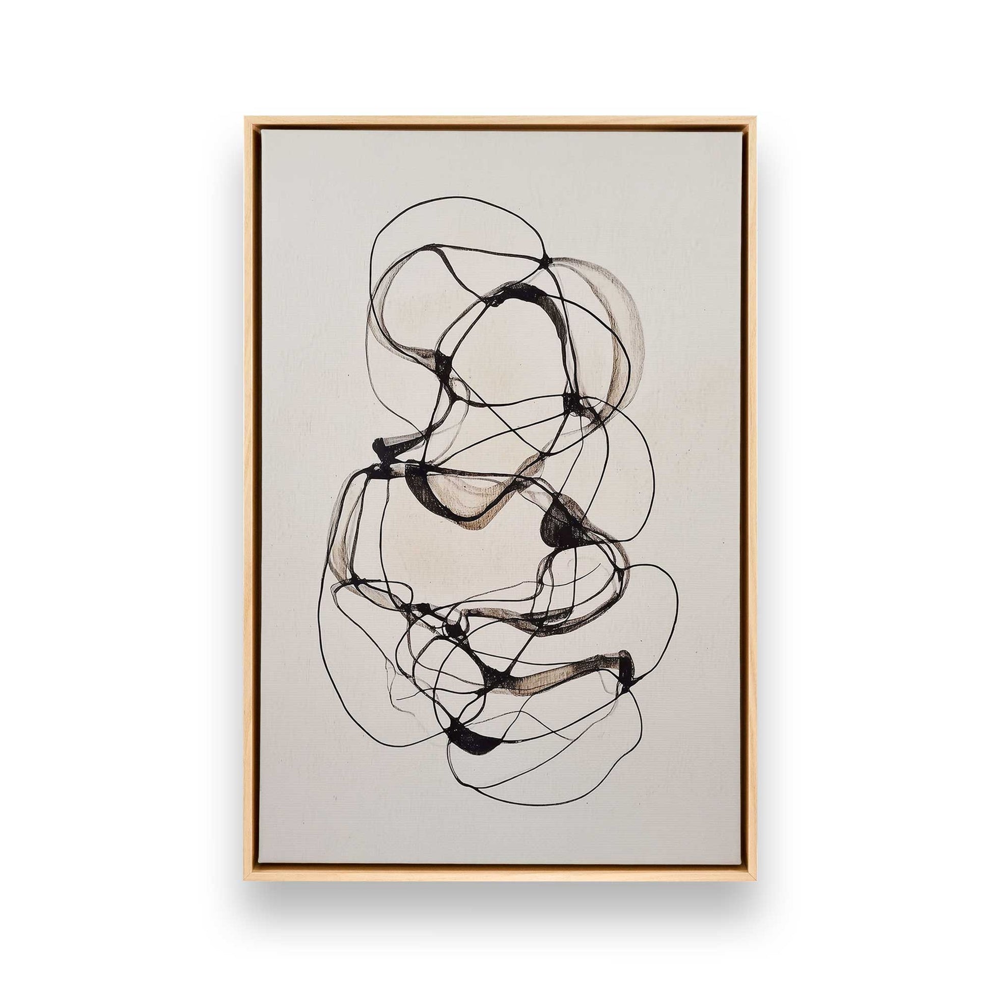 [Color:American Maple], Picture of art in a American Maple frame