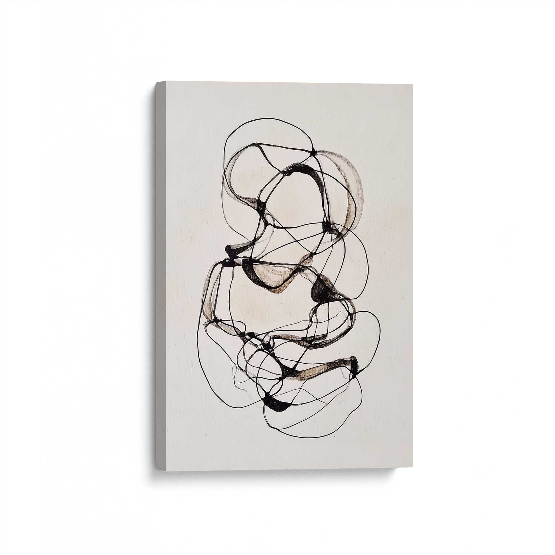 [Color:Stretched Canvas], Picture of art at an angle