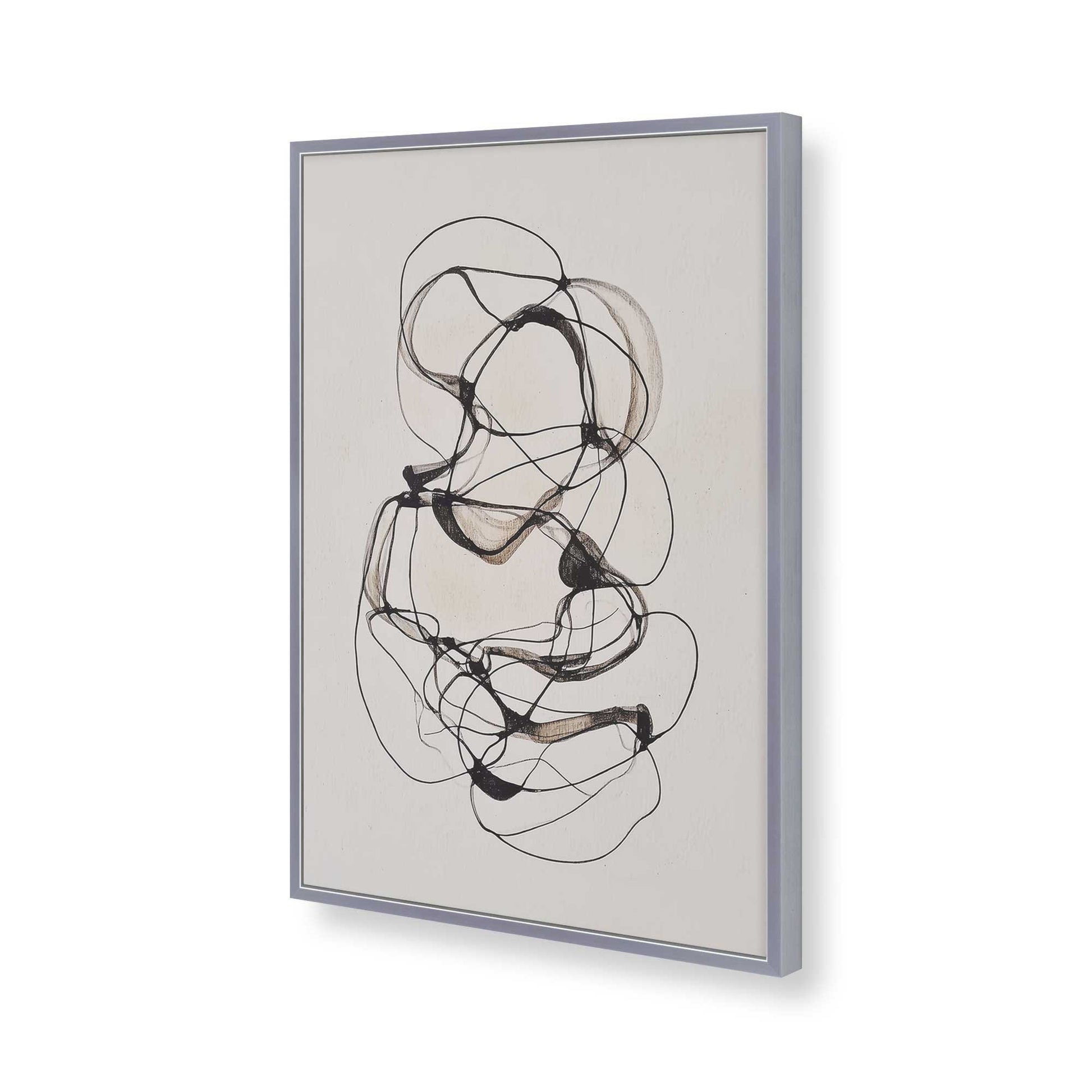 [Color:Polished Chrome], Picture of art in a Polished Chrome frame of the corner
